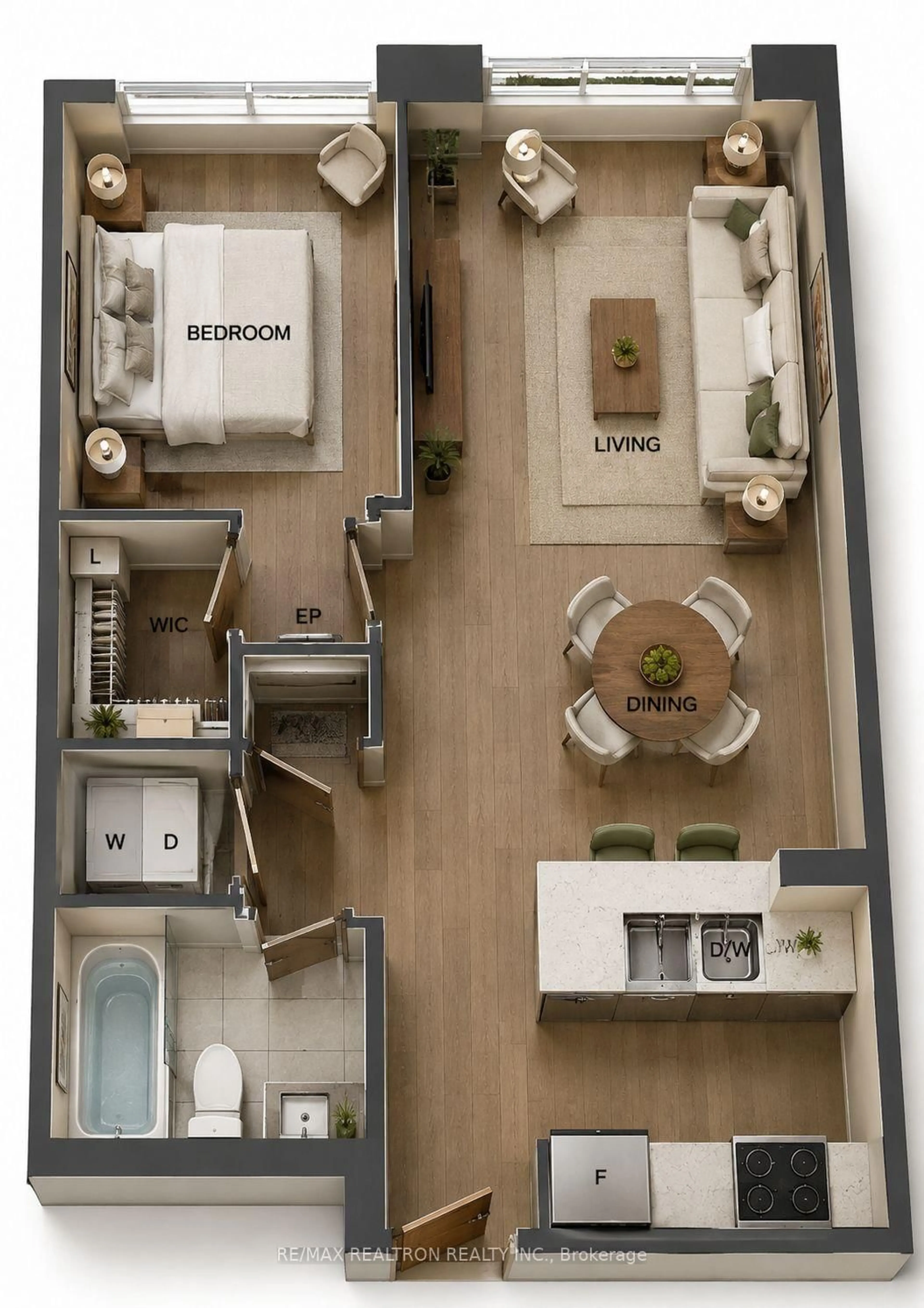 Floor plan for 18 Graydon Hall Dr #2606, Toronto Ontario M3A 2Z9