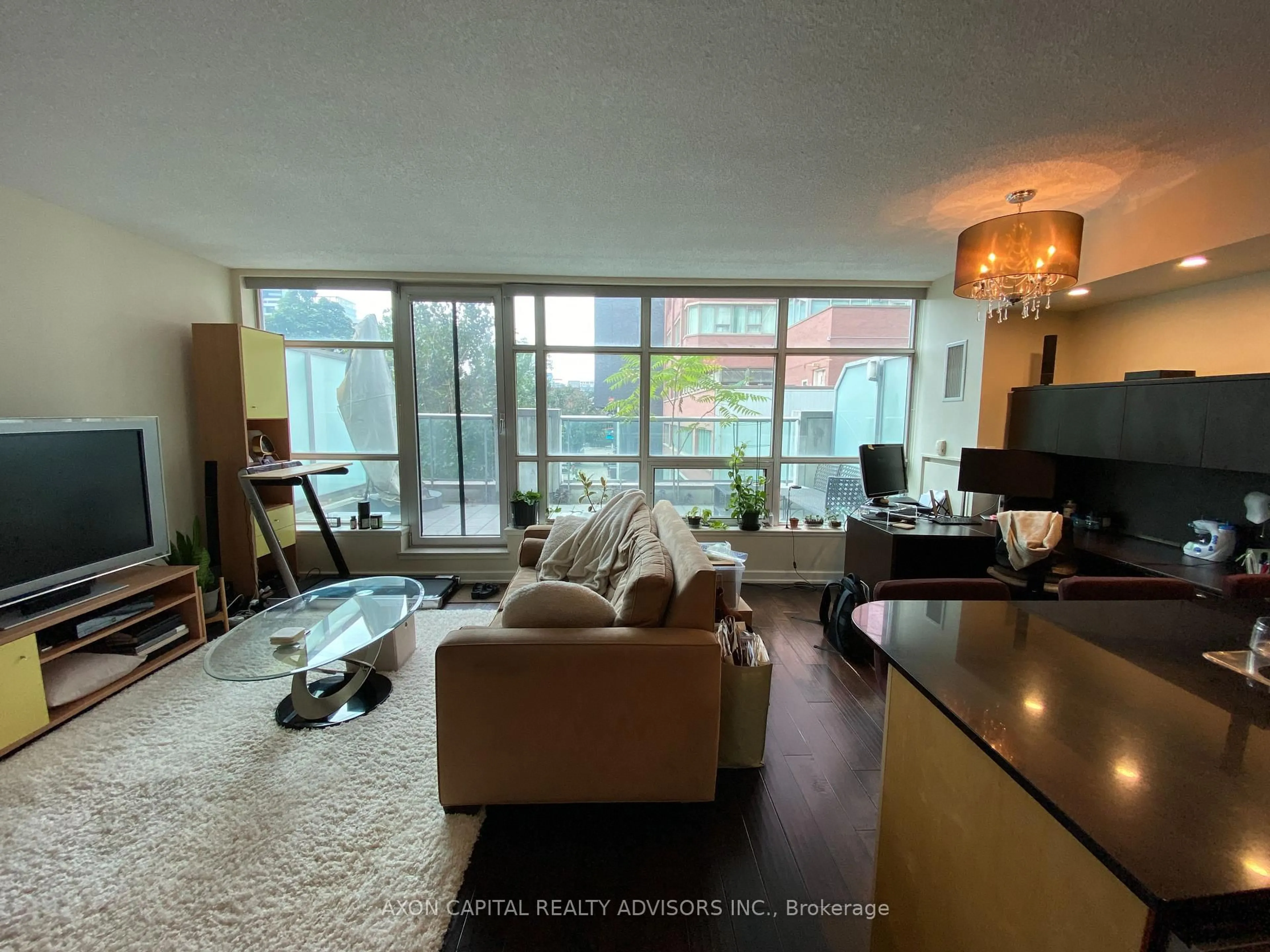Living room with furniture, unknown for 350 Wellington St #312, Toronto Ontario M5V 3W9