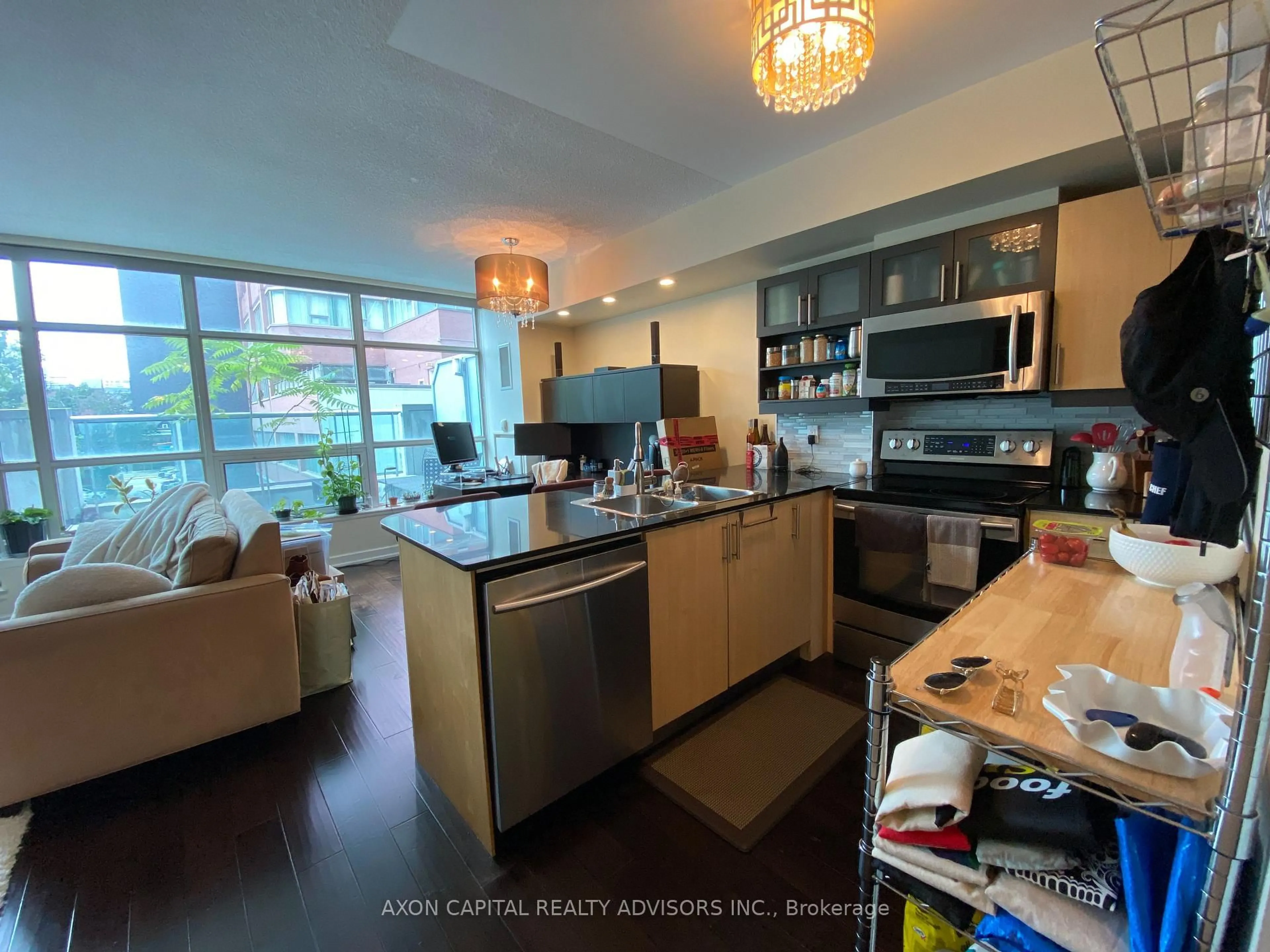 Open concept kitchen, unknown for 350 Wellington St #312, Toronto Ontario M5V 3W9