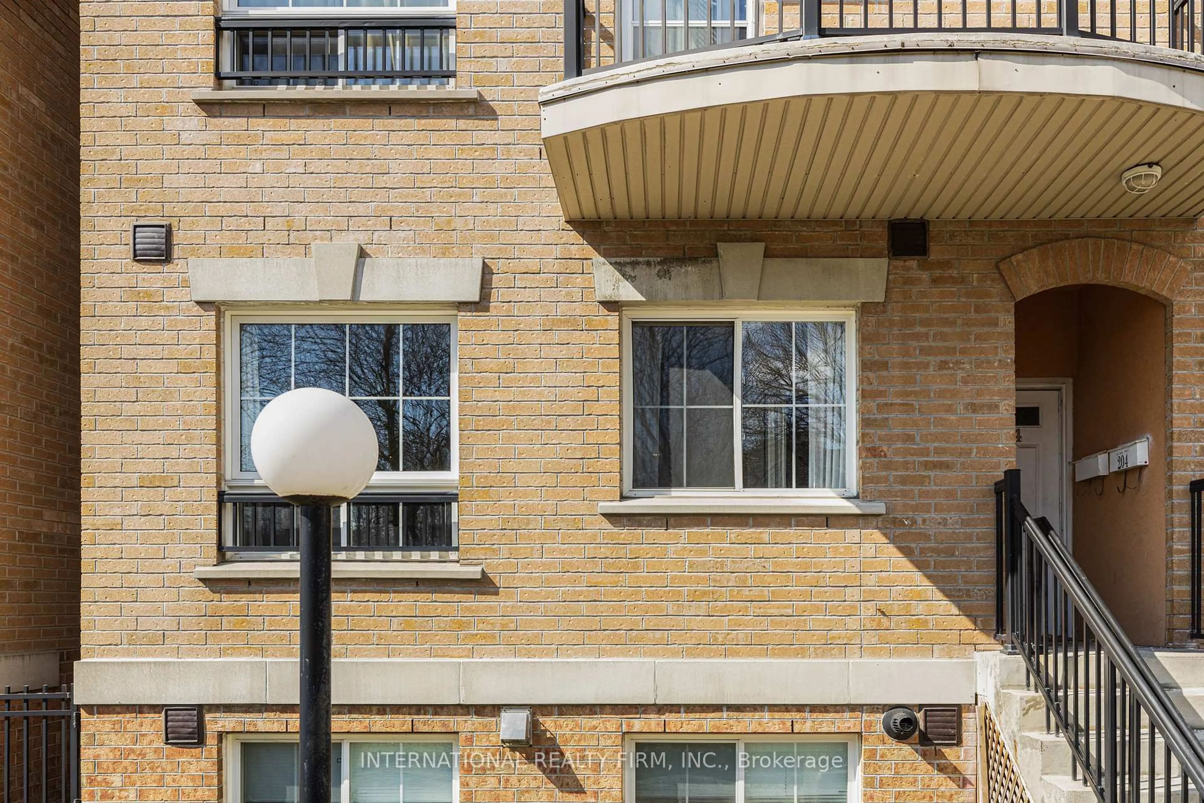 Balcony in the apartment, unknown for 1785 Eglinton Ave #204, Toronto Ontario M4A 2Y6