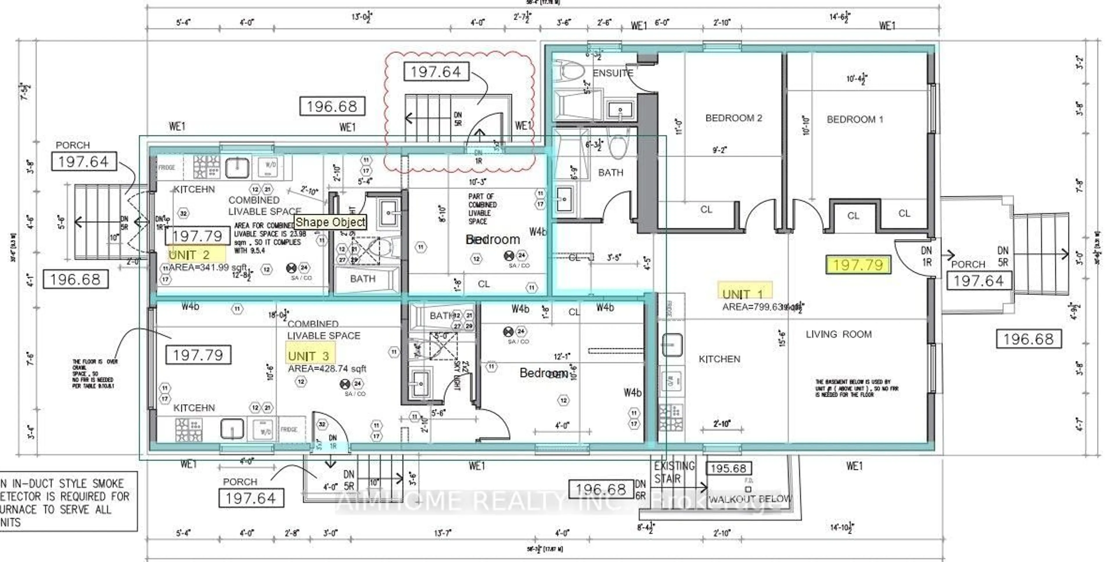 Floor plan for 95 Steeles Ave, Toronto Ontario M2M 3Y4