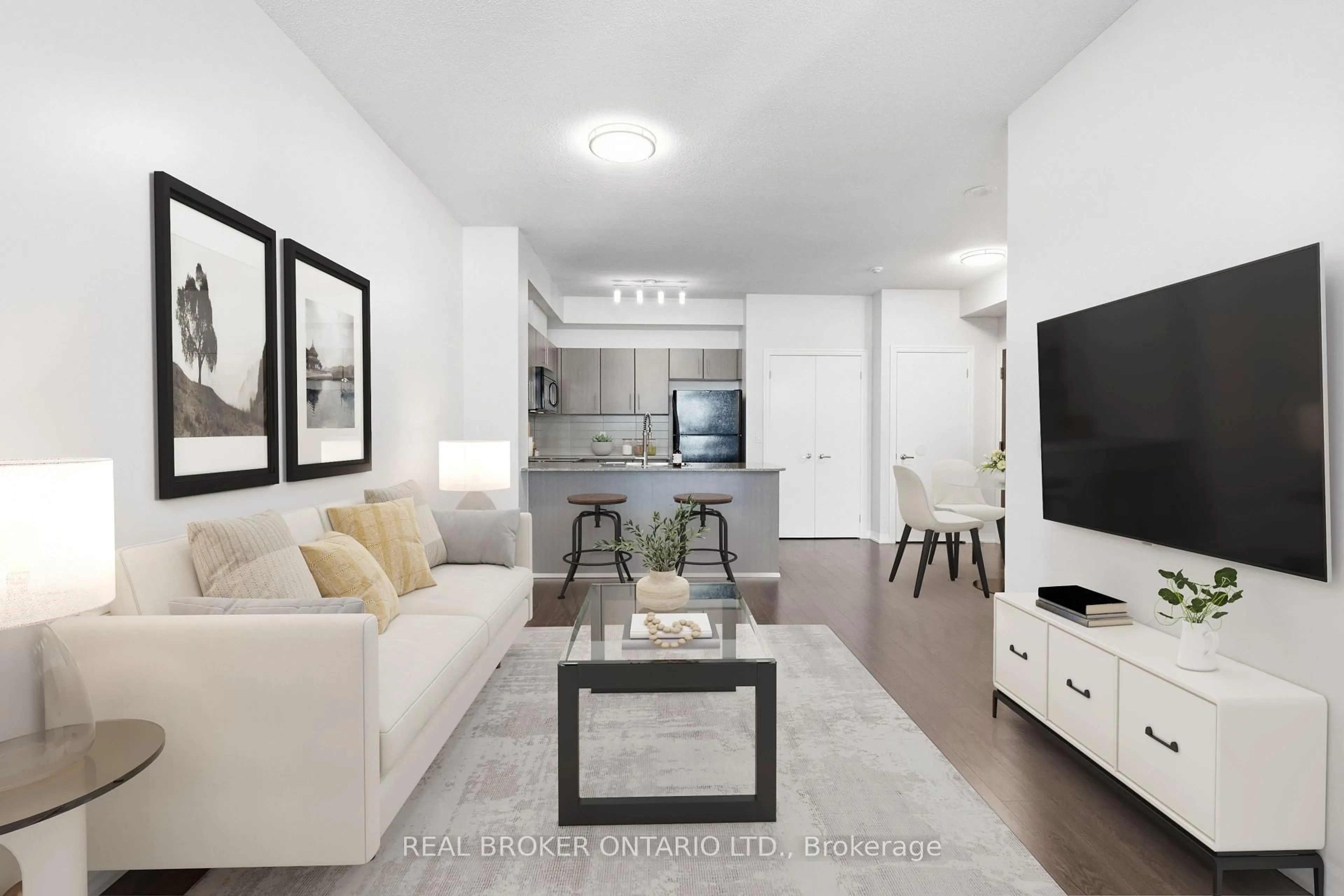Living room with furniture, unknown for 12 Yonge St #415, Toronto Ontario M5E 1Z9
