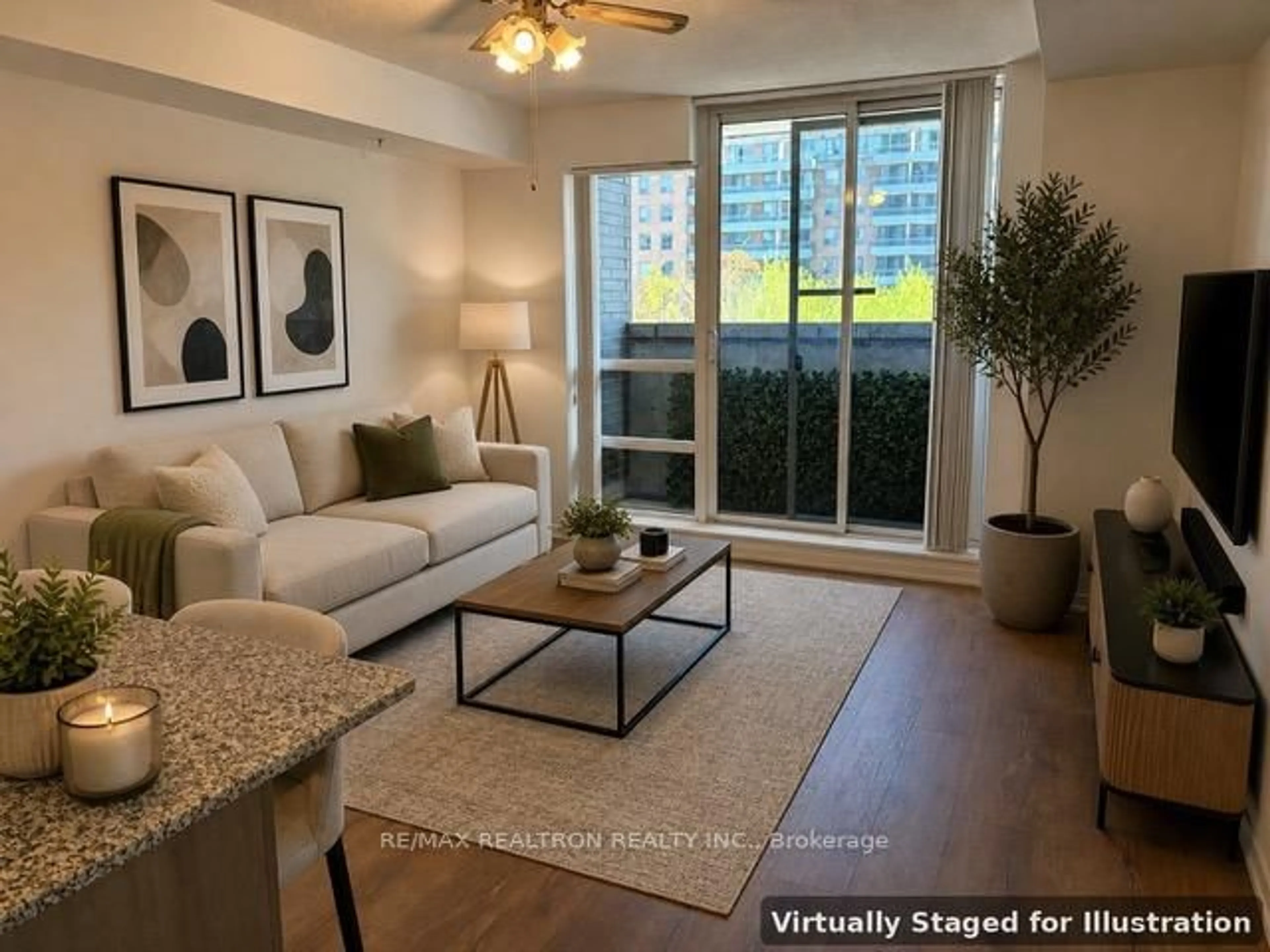 Living room with furniture, unknown for 68 Abell St #239, Toronto Ontario M6J 0B1