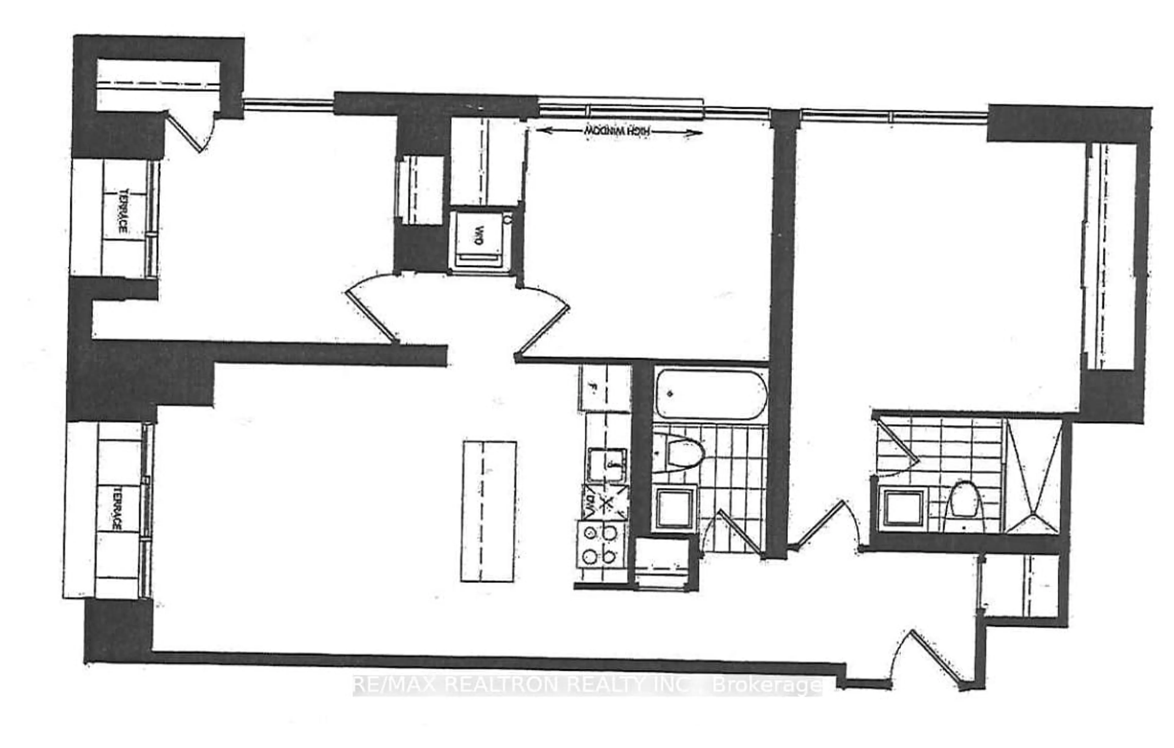 Floor plan for 68 Abell St #239, Toronto Ontario M6J 0B1