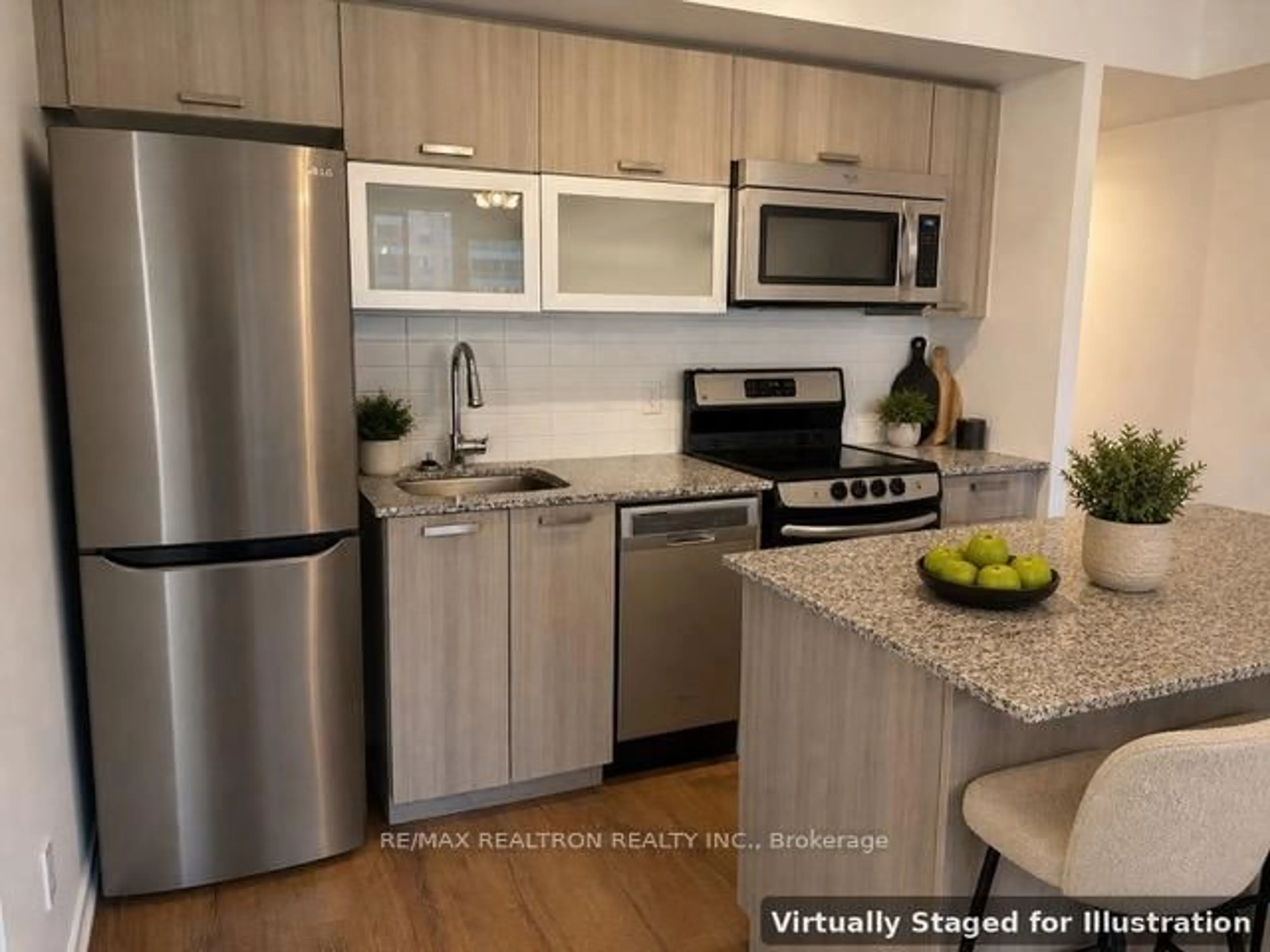 Standard kitchen, unknown for 68 Abell St #239, Toronto Ontario M6J 0B1