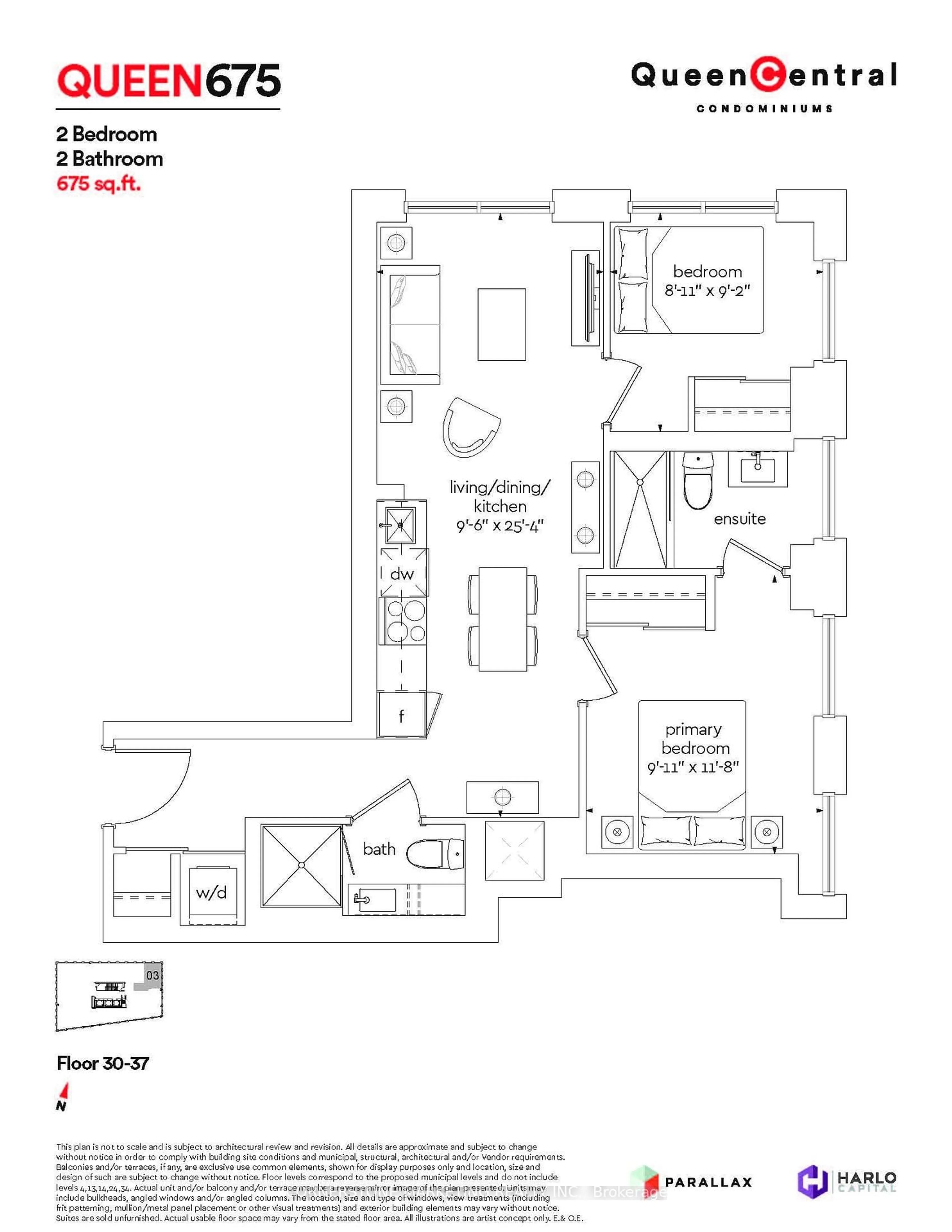 Floor plan for 100 Queen St #3503, Toronto Ontario M5C 0B5