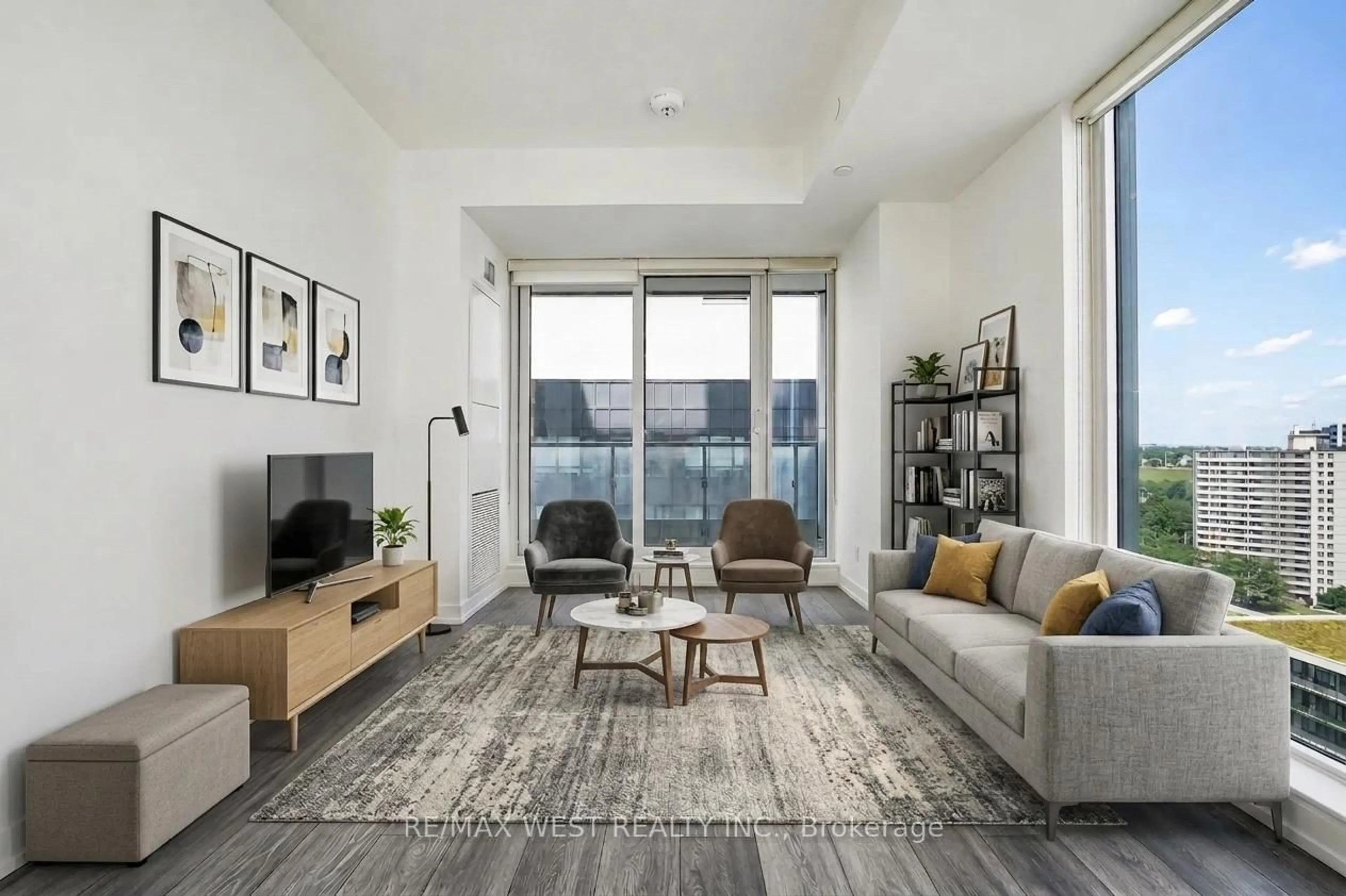 Living room with furniture, unknown for 225 Sumach St #1511, Toronto Ontario M5A 0R8