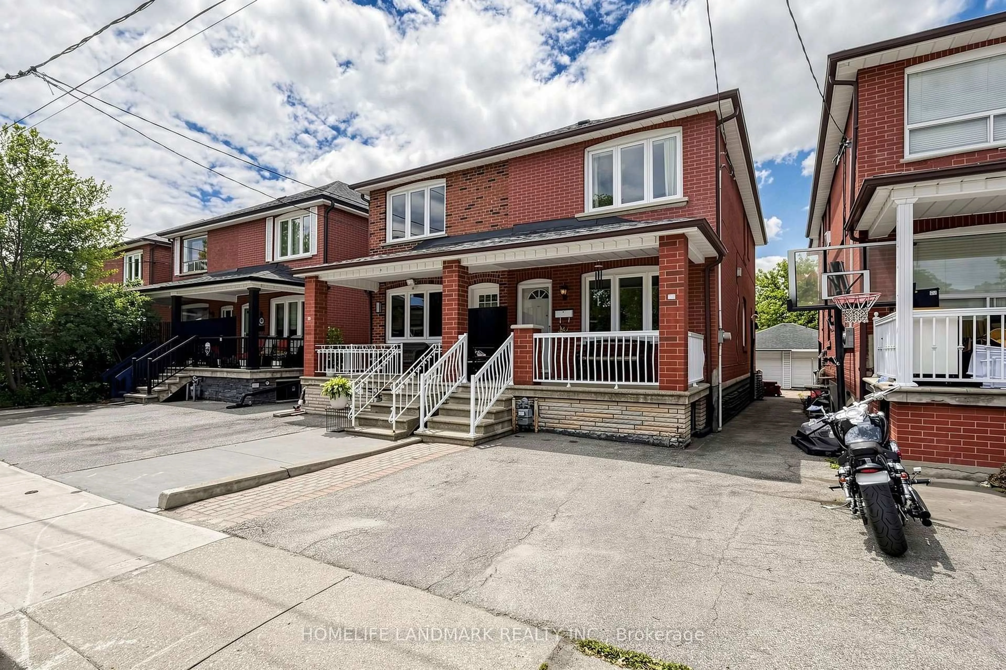 Home with brick exterior material, street for 484 Glenholme Ave, Toronto Ontario M6E 3G2