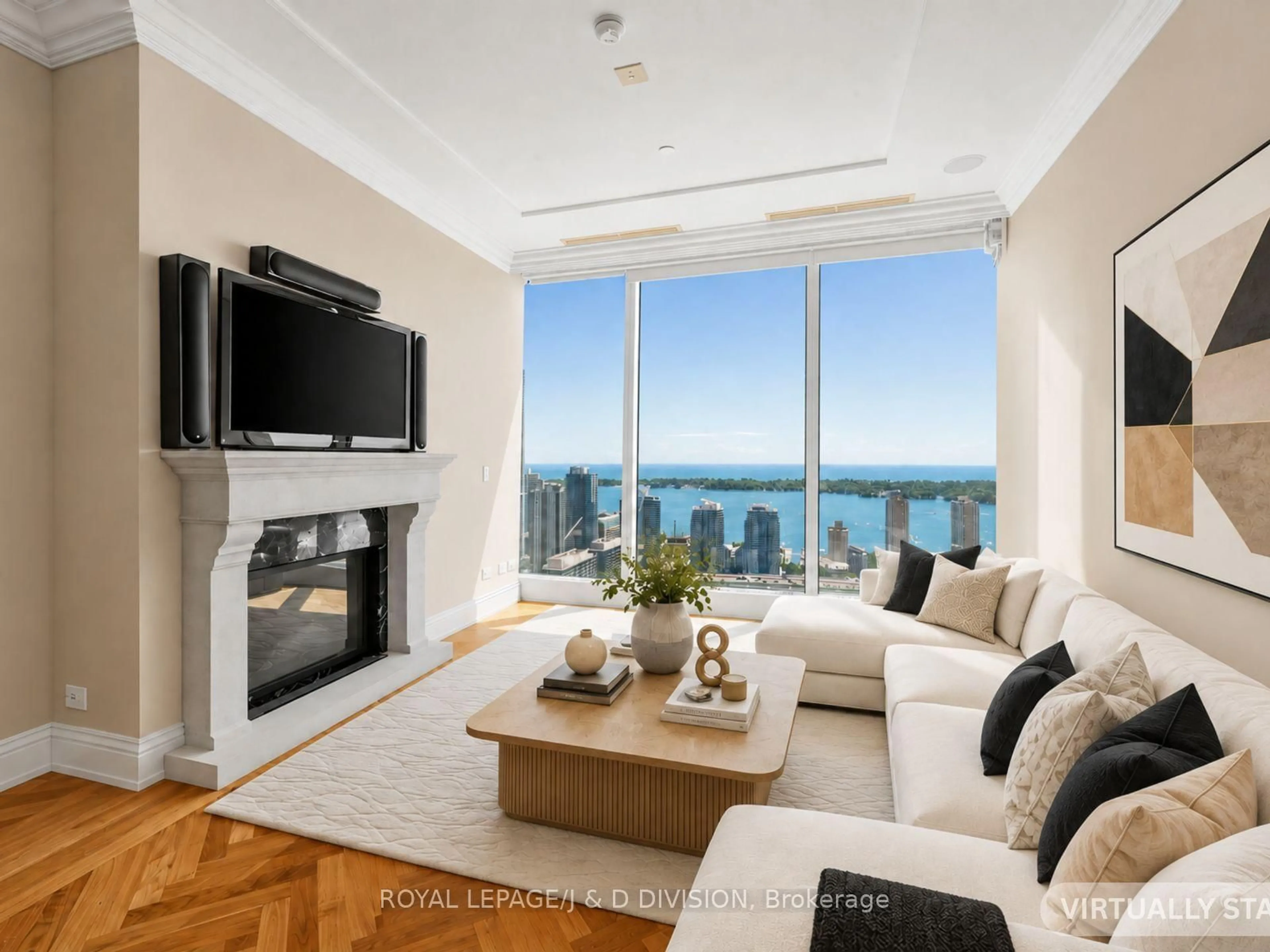 Living room with furniture, unknown for 183 Wellington St #3405, Toronto Ontario M5V 0A1
