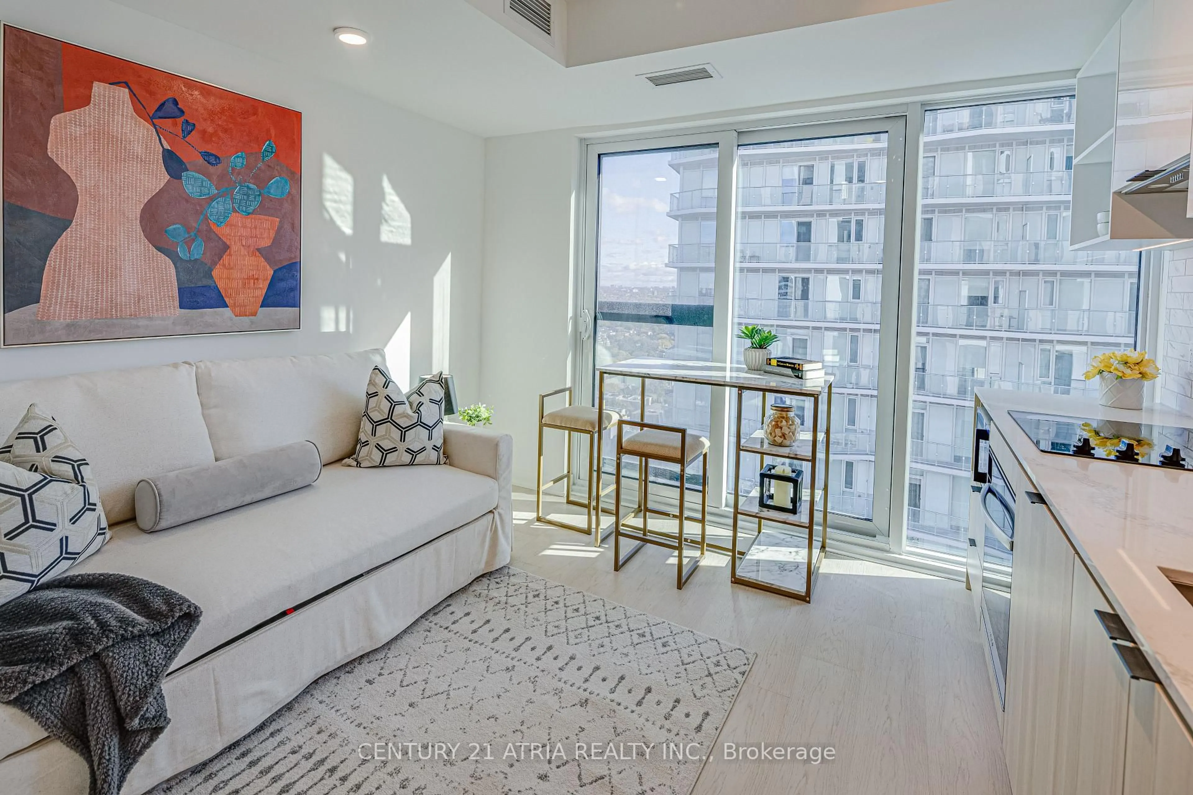 Living room with furniture, unknown for 252 Church St #3707, Toronto Ontario M5B 0E6