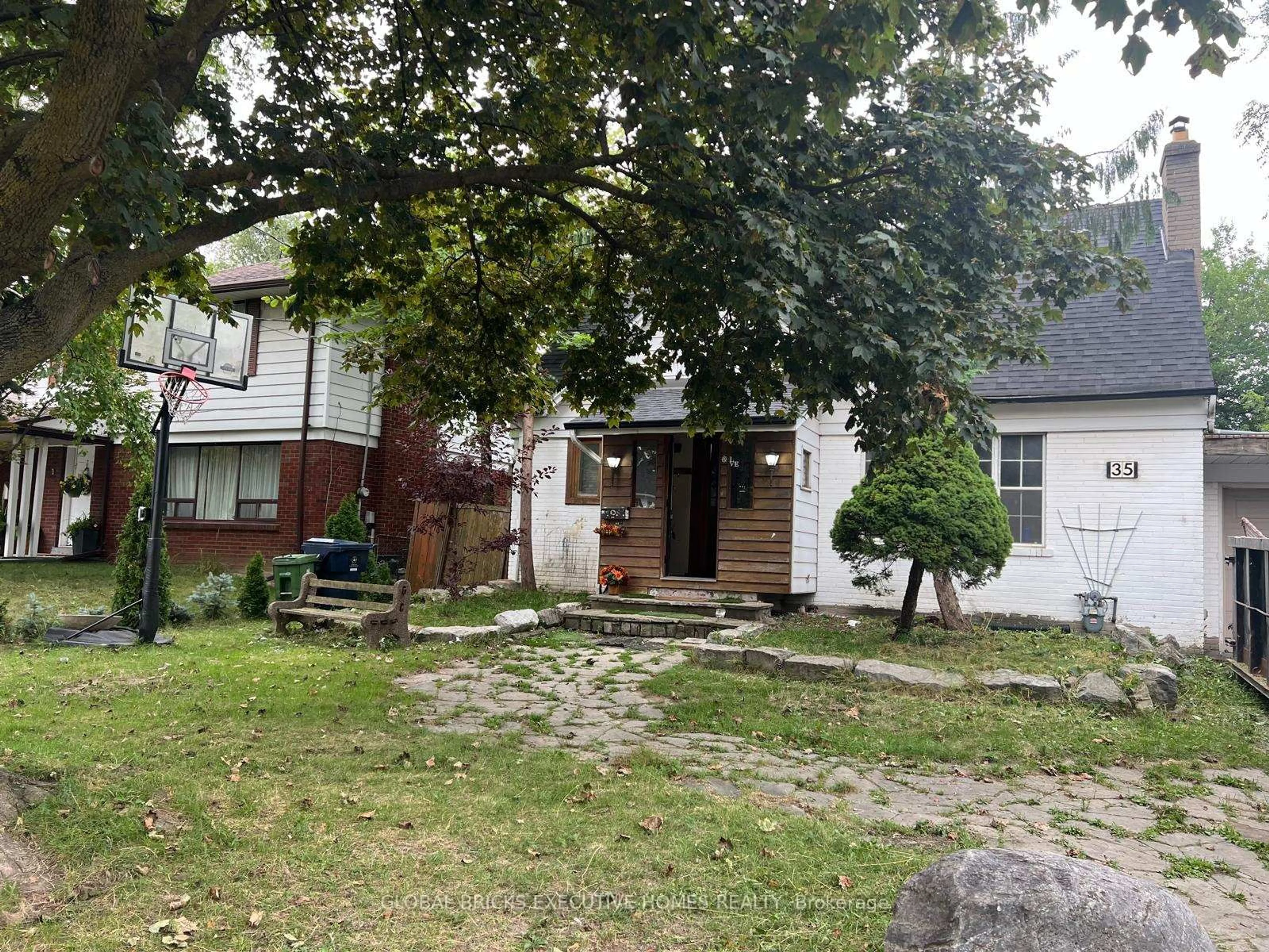 A pic from outside/outdoor area/front of a property/back of a property/a pic from drone, street for 35 Luverne Ave, Toronto Ontario M3H 1R7