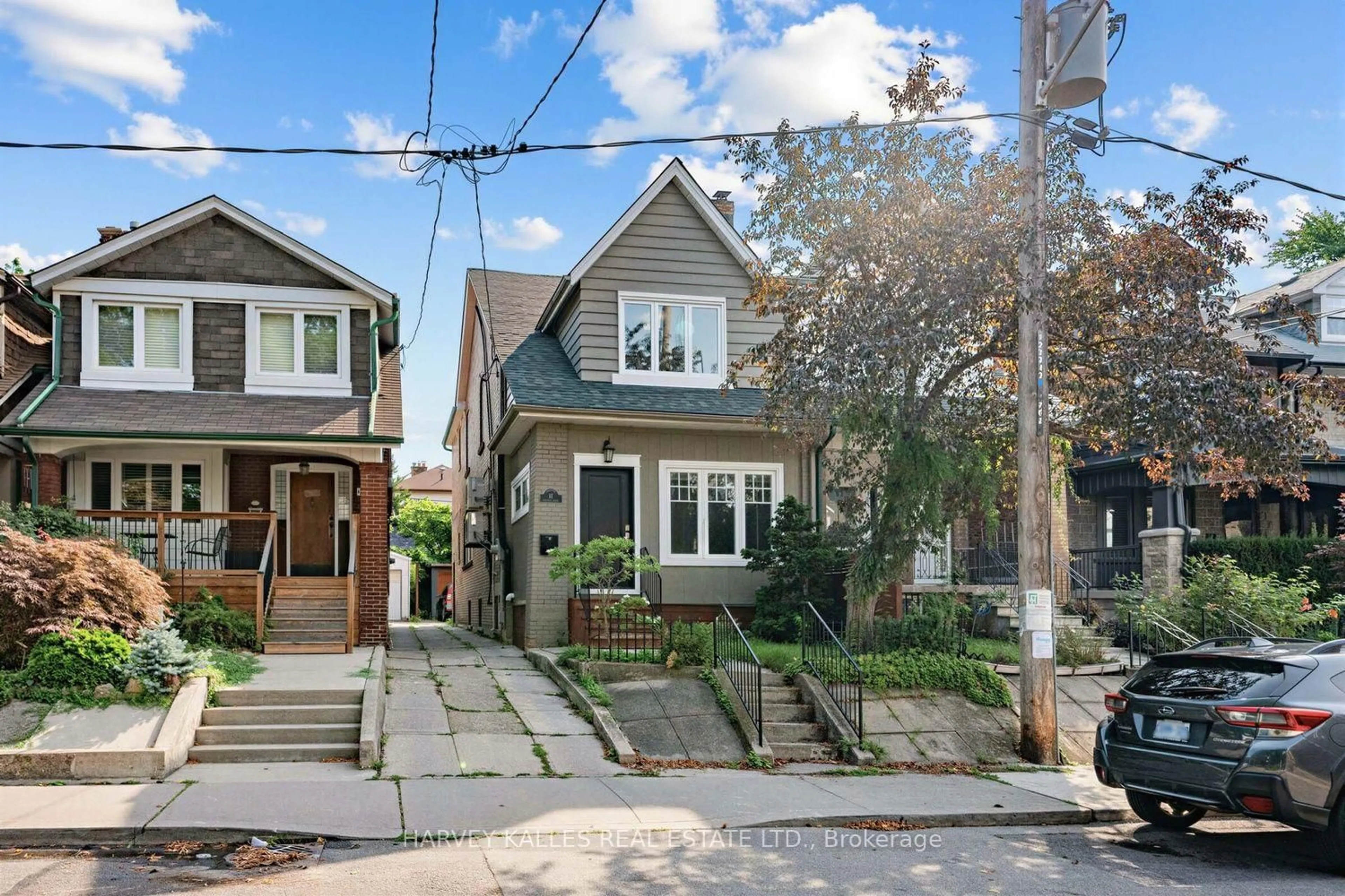 Home with brick exterior material, street for 61 Appleton Ave, Toronto Ontario M6E 3A4