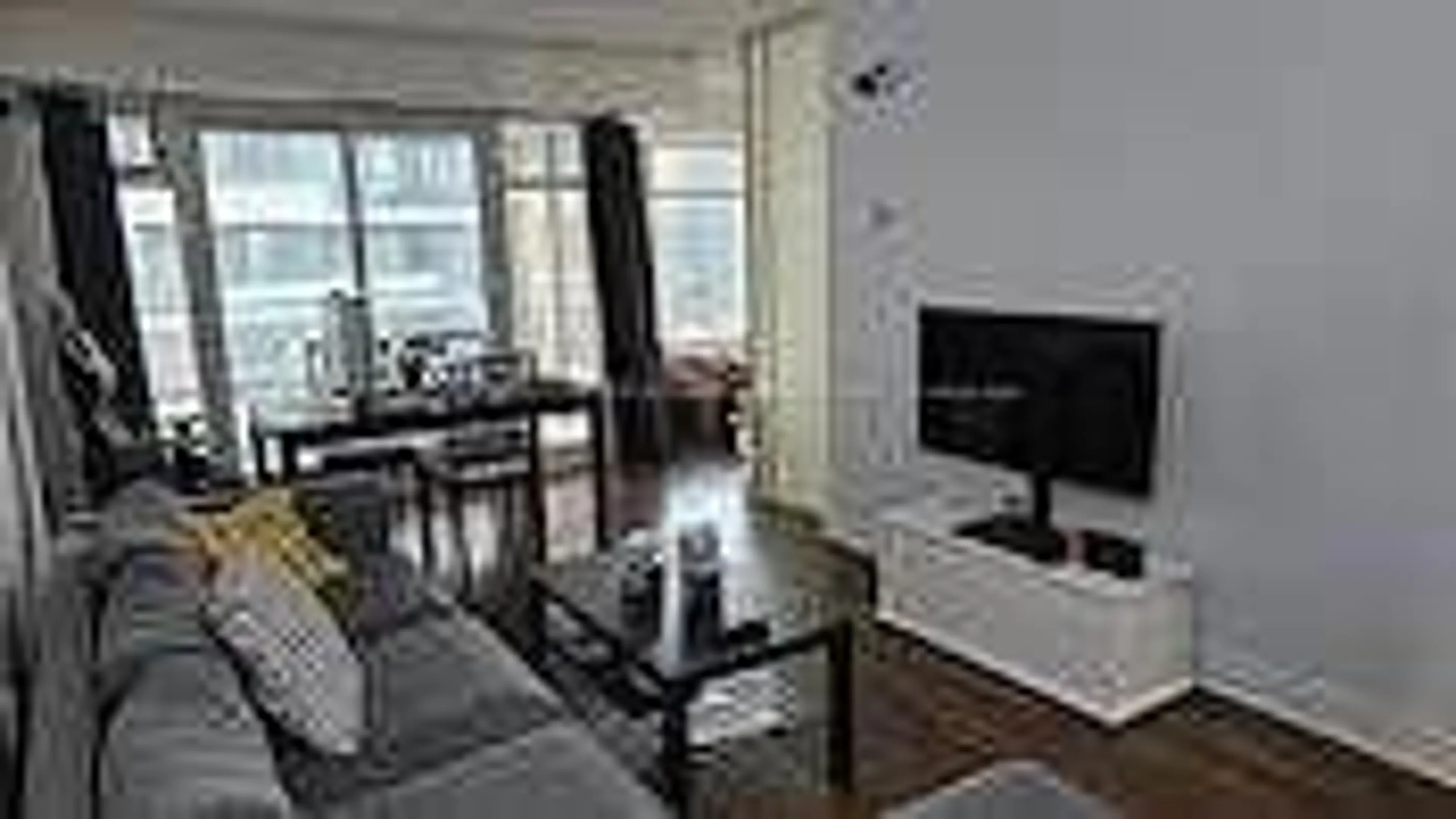 Living room with furniture, wood/laminate floor for 2191 Yonge St #3210, Toronto Ontario M4S 3H8
