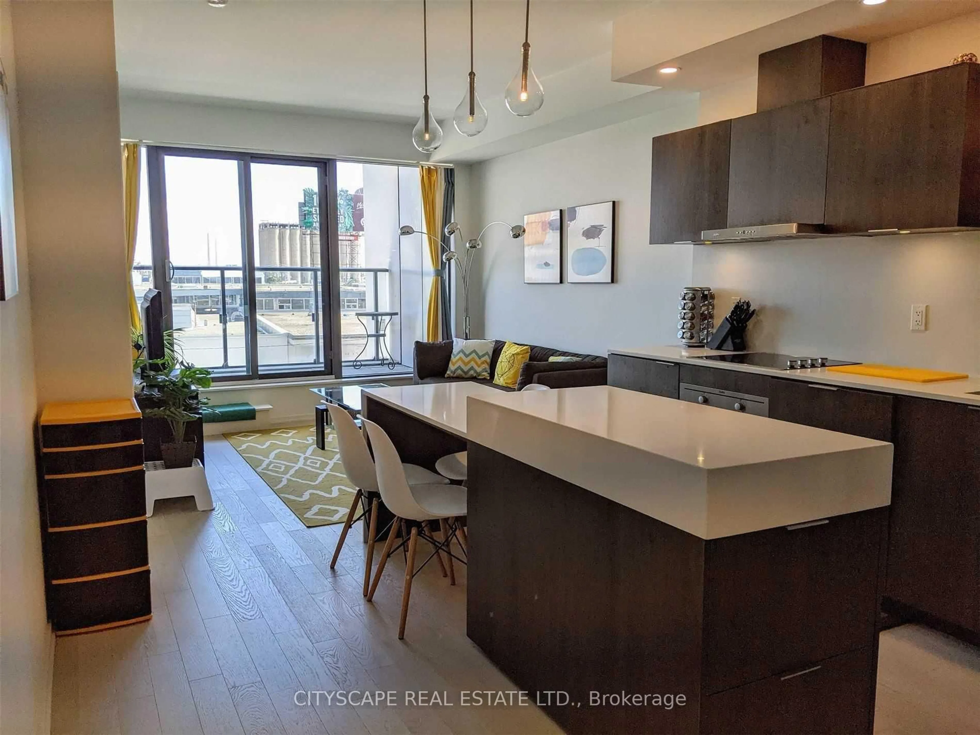 Open concept kitchen, unknown for 12 Bonnycastle St #206, Toronto Ontario M5A 0C8