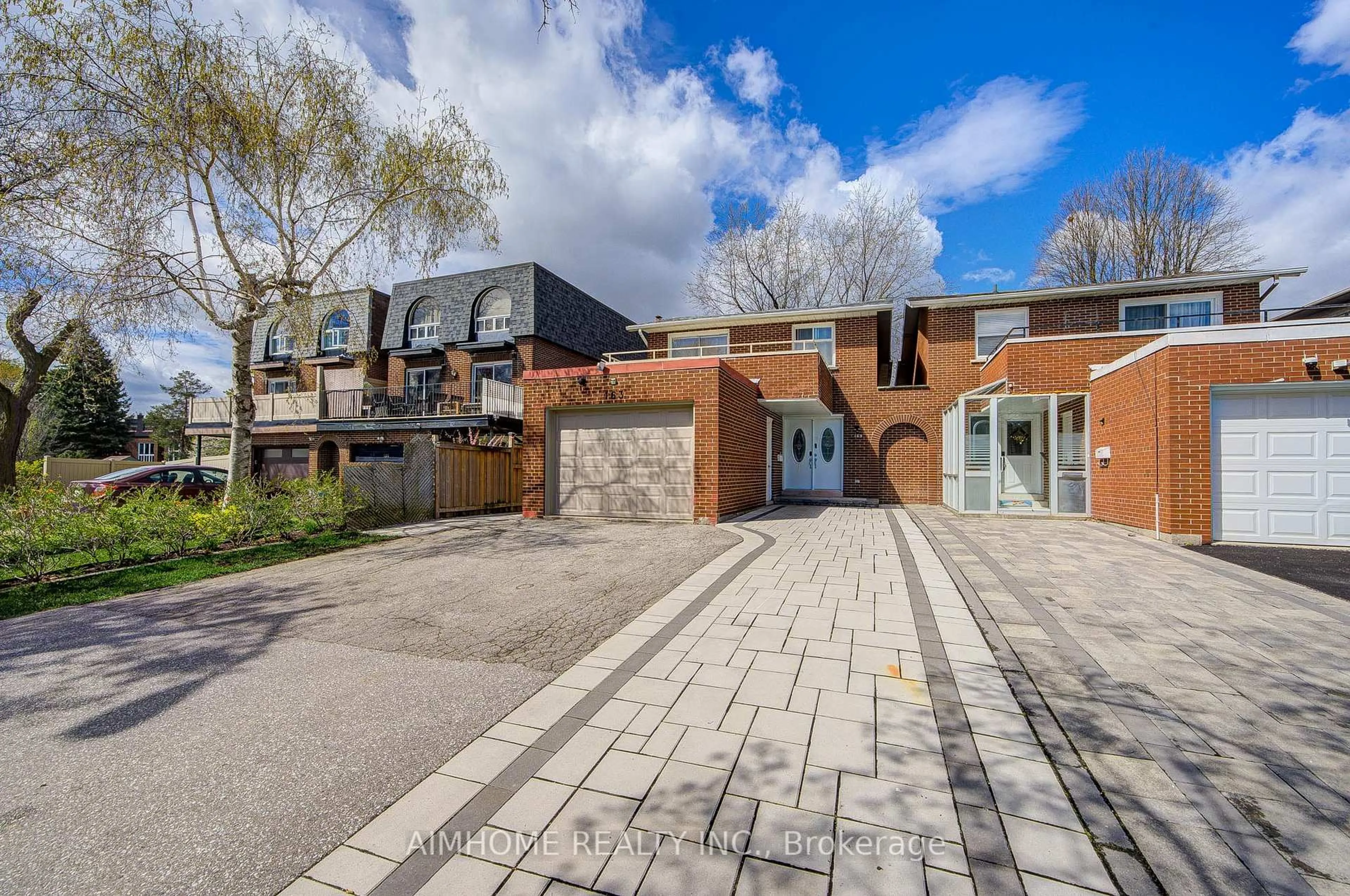Home with brick exterior material, street for 163 Chipwood Cres, Toronto Ontario M2J 3X6