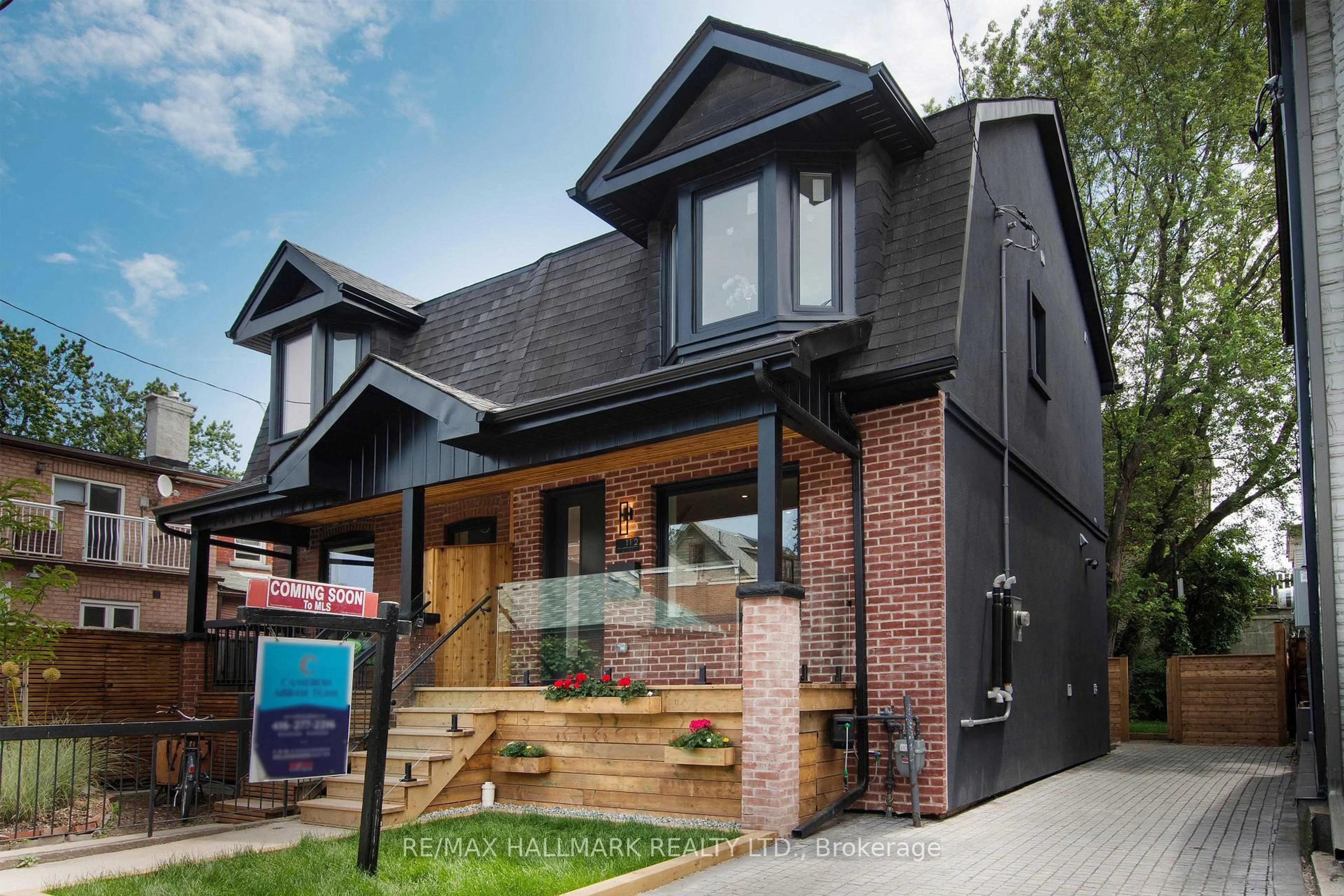 Home with brick exterior material, street for 1 1/2 Delaney Cres, Toronto Ontario M6K 1P9