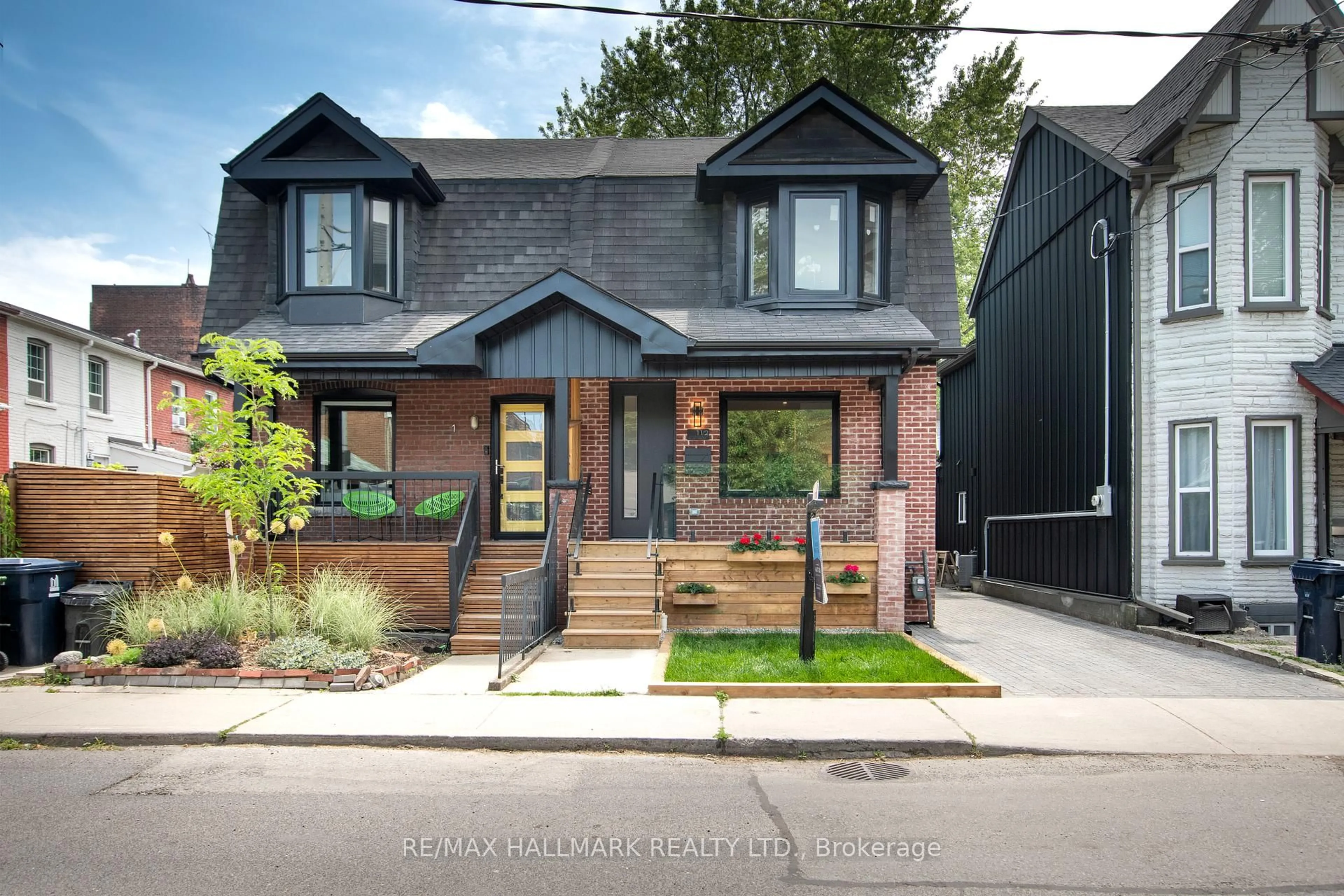 Home with brick exterior material, street for 1 1/2 Delaney Cres, Toronto Ontario M6K 1P9