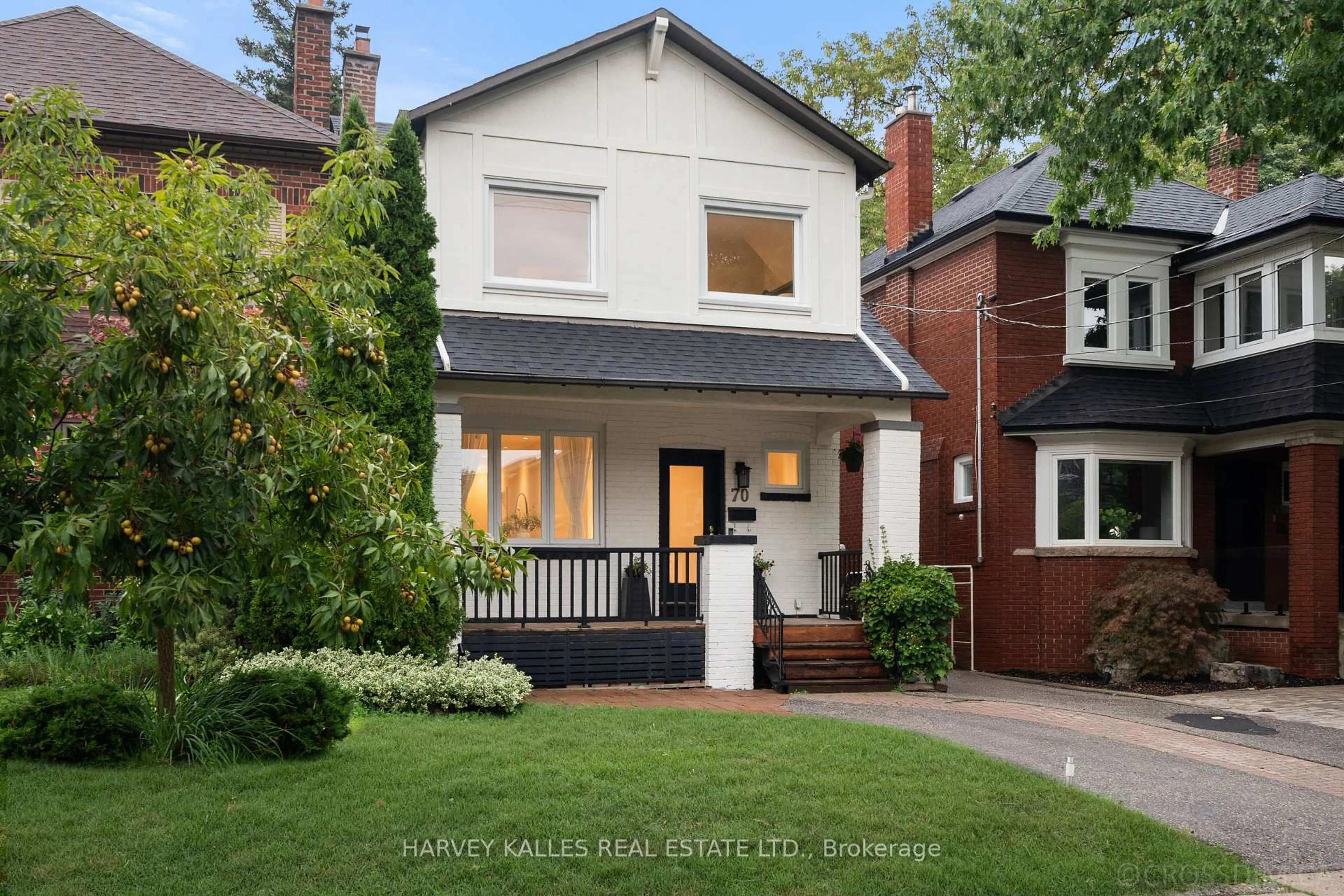 Home with brick exterior material, street for 70 Cranbrooke Ave, Toronto Ontario M5M 1M4