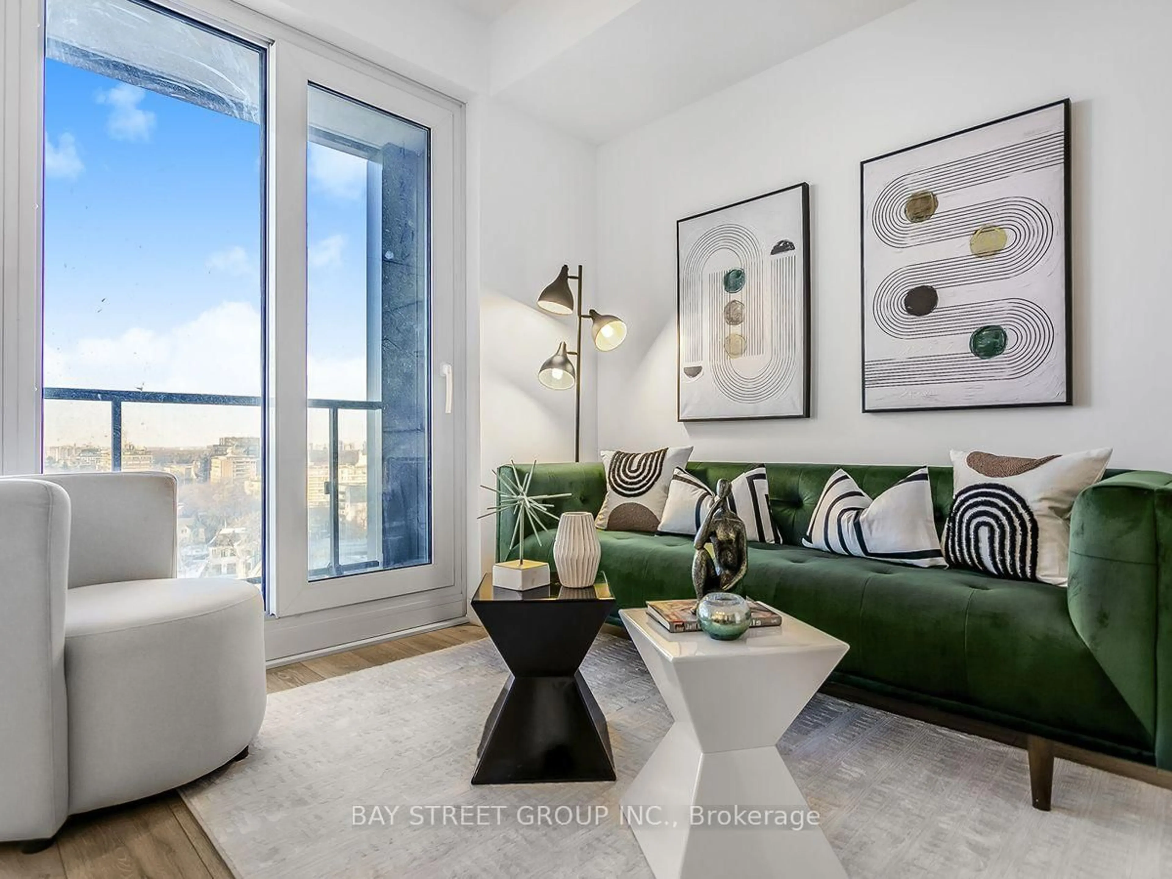 Living room with furniture, unknown for 2020 Bathurst St #1812, Toronto Ontario M5P 0A6