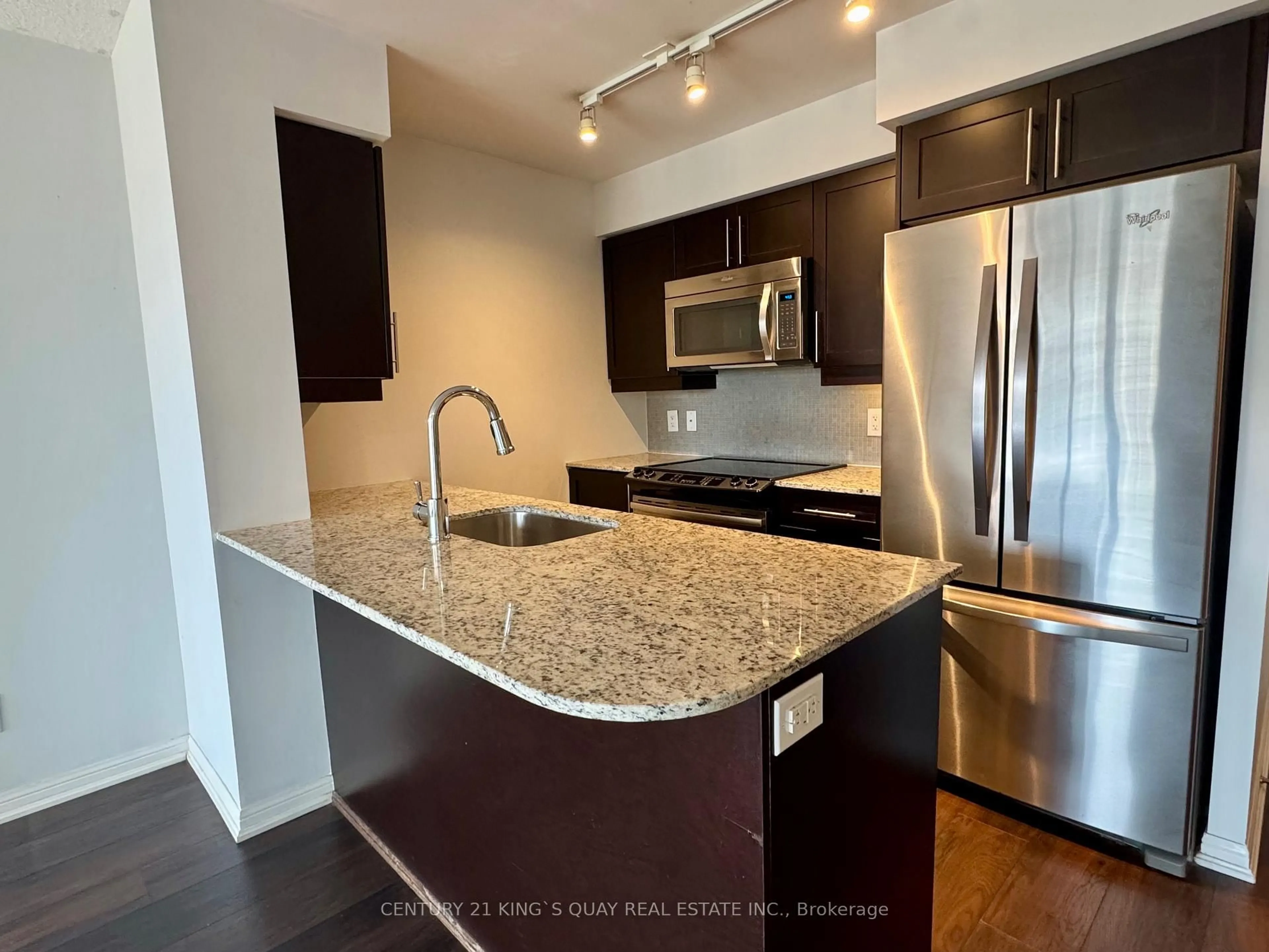 Open concept kitchen, unknown for 38 Grand Magazine St #1233, Toronto Ontario M5V 0B1