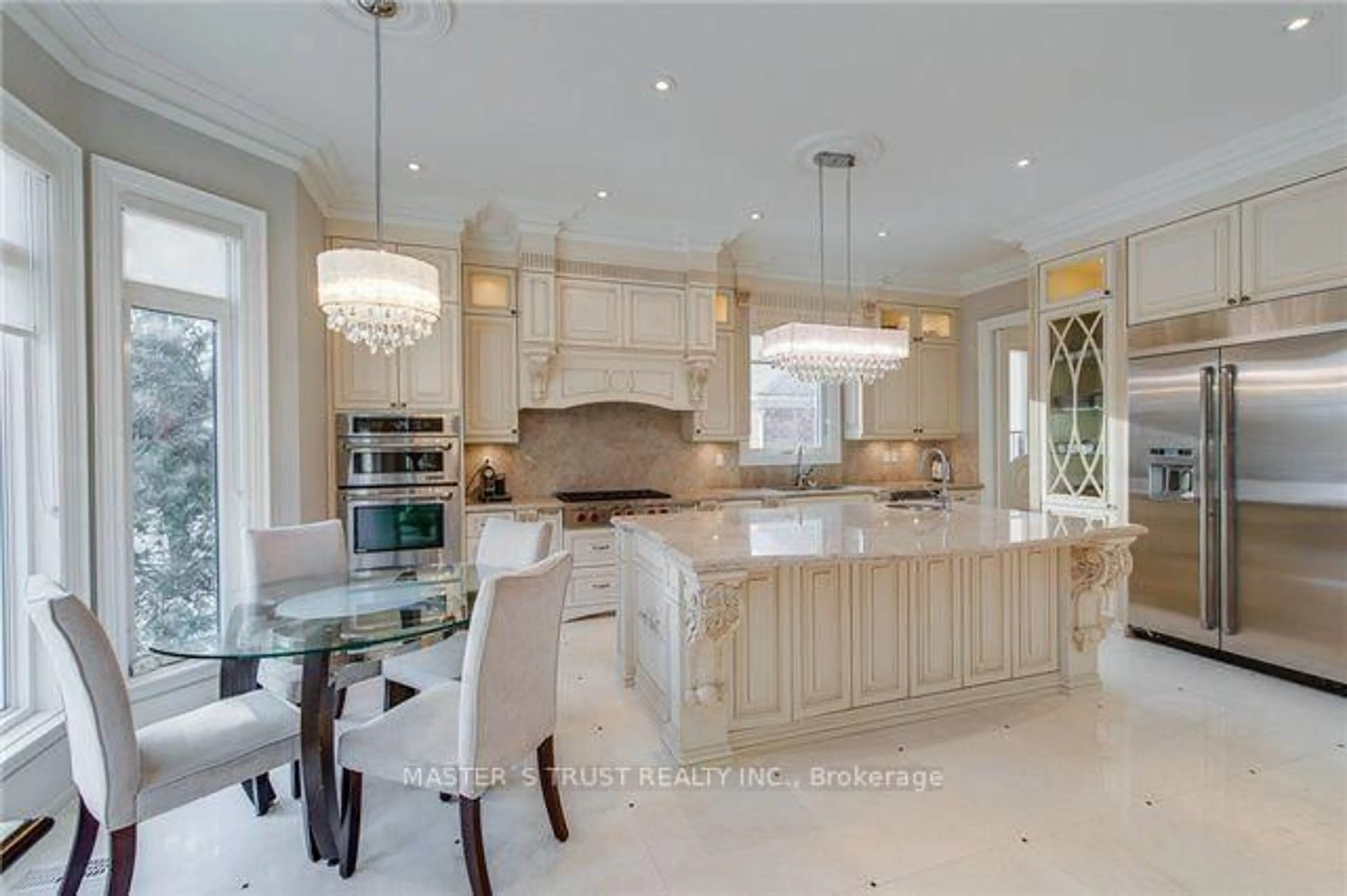 Open concept kitchen, ceramic/tile floor for 337 Horsham Ave, Toronto Ontario M2R 1G9