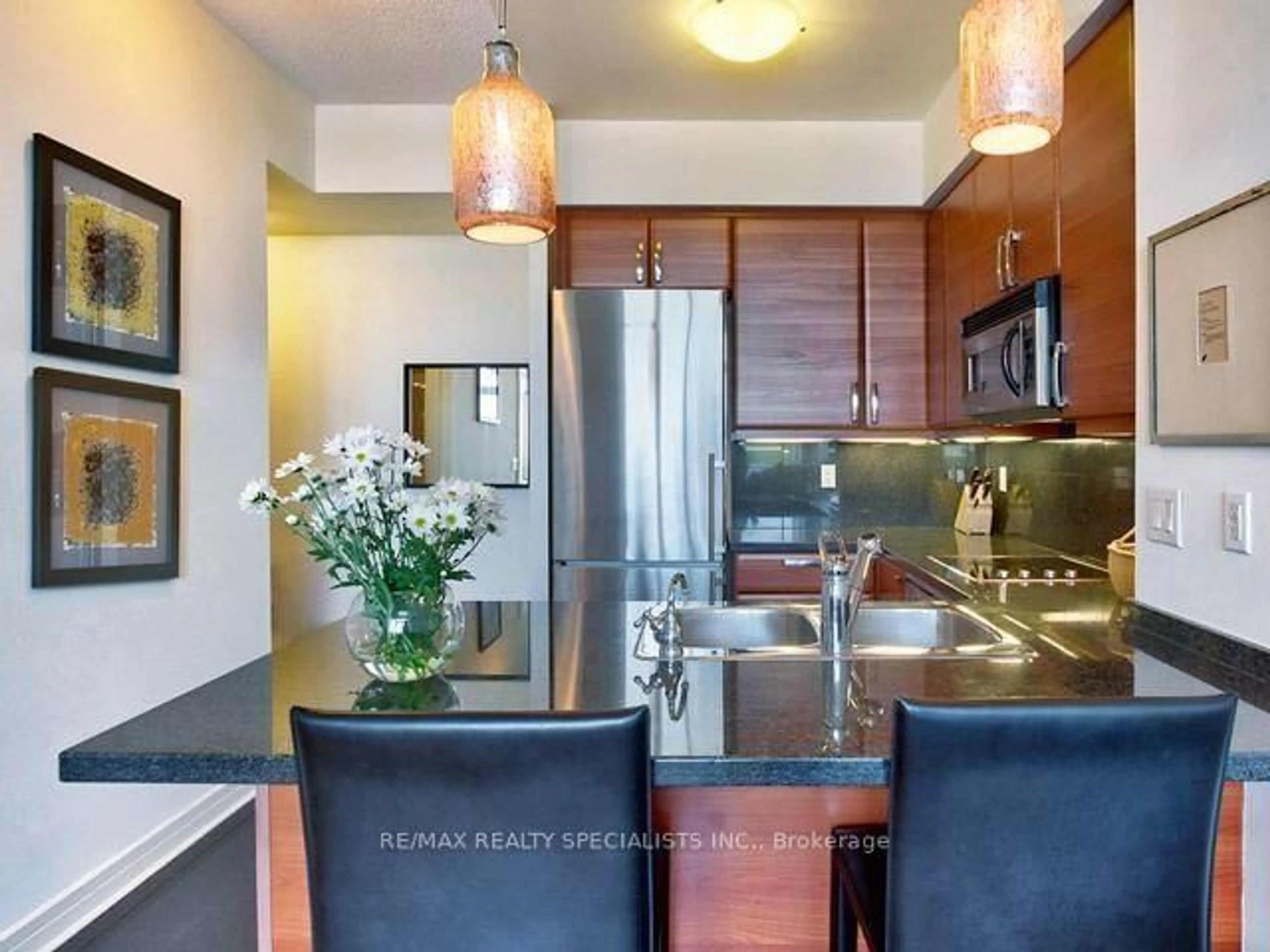 Open concept kitchen, ceramic/tile floor for 1 Avondale Ave #501, Toronto Ontario M2N 7J1