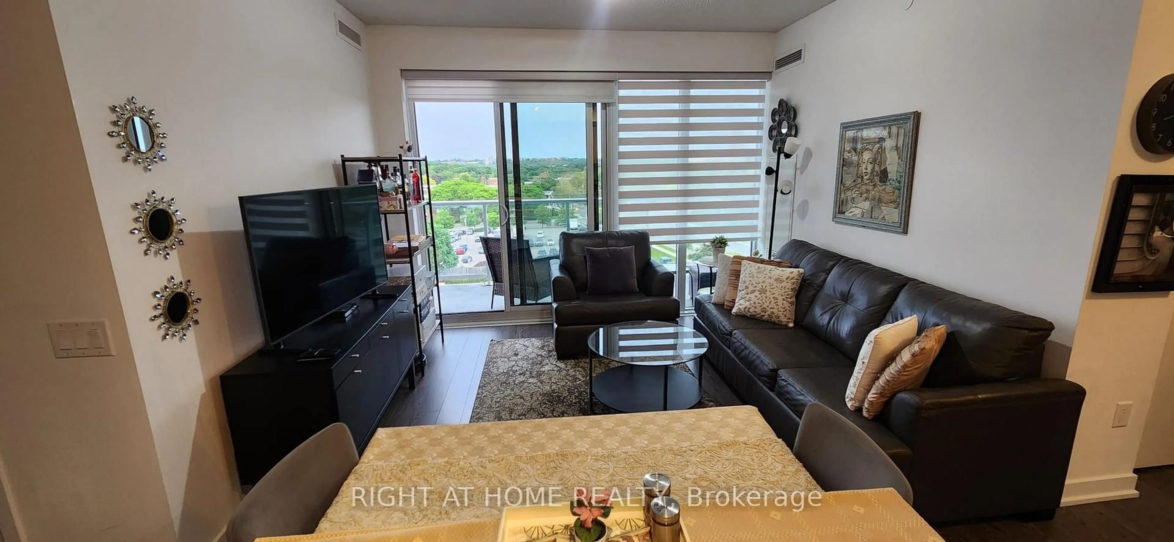Living room with furniture, unknown for 20 O'Neill Rd #527, Toronto Ontario M3C 0R2