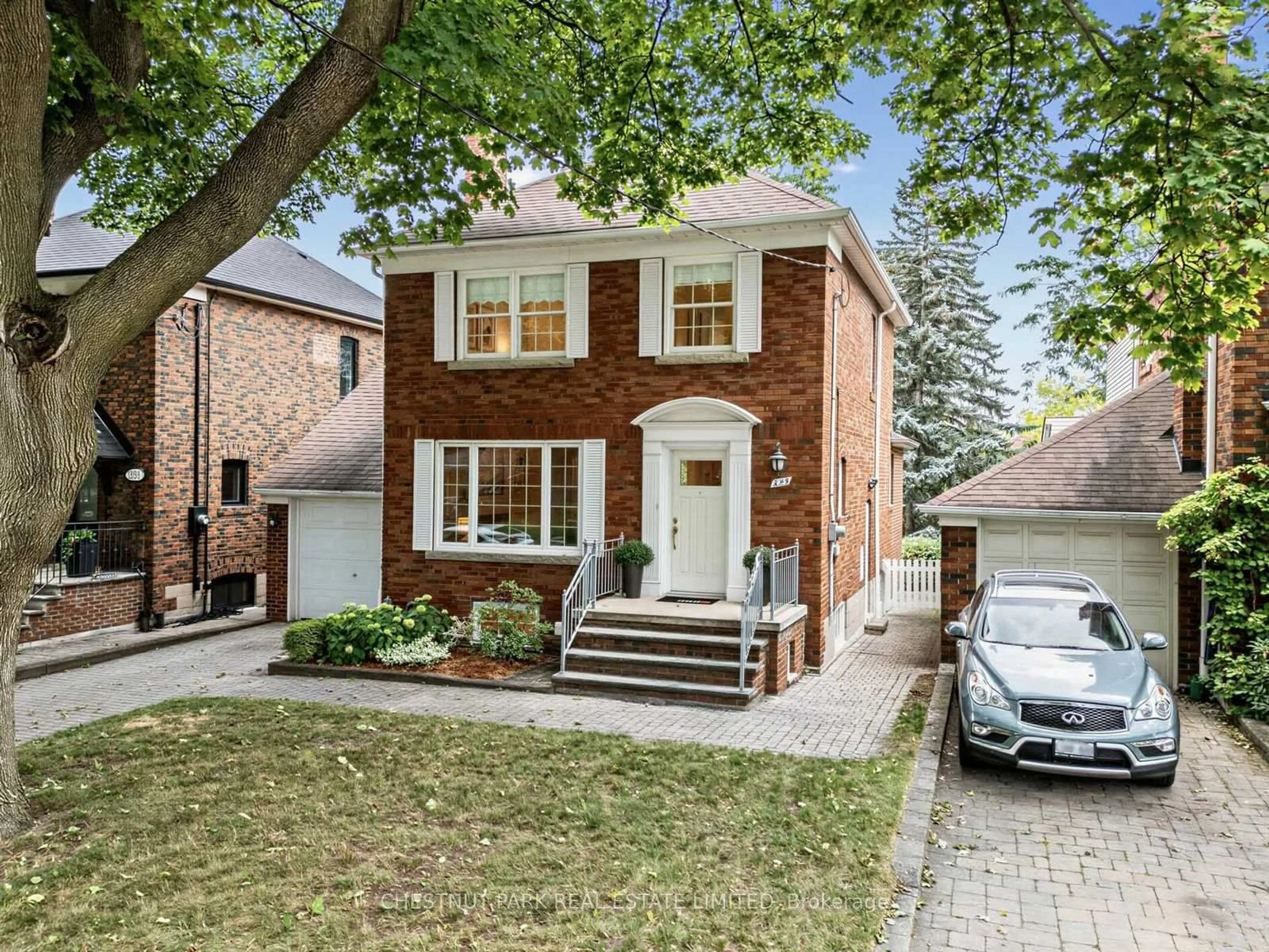 Home with brick exterior material, street for 249 Hanna Rd, Toronto Ontario M4G 3P3
