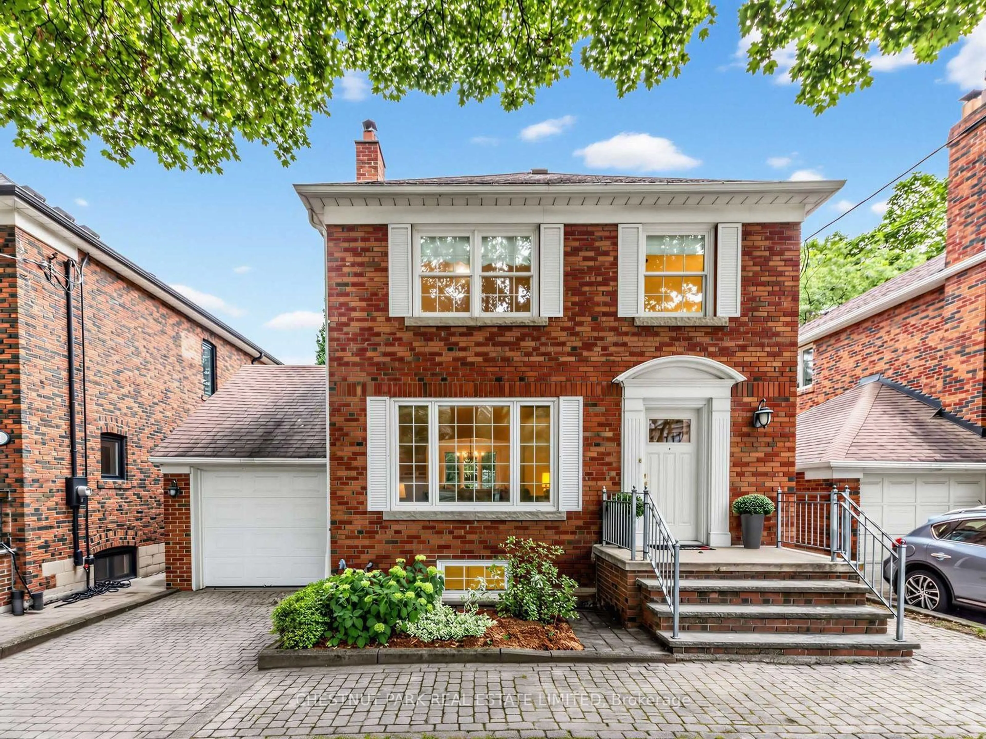 Home with brick exterior material, street for 249 Hanna Rd, Toronto Ontario M4G 3P3