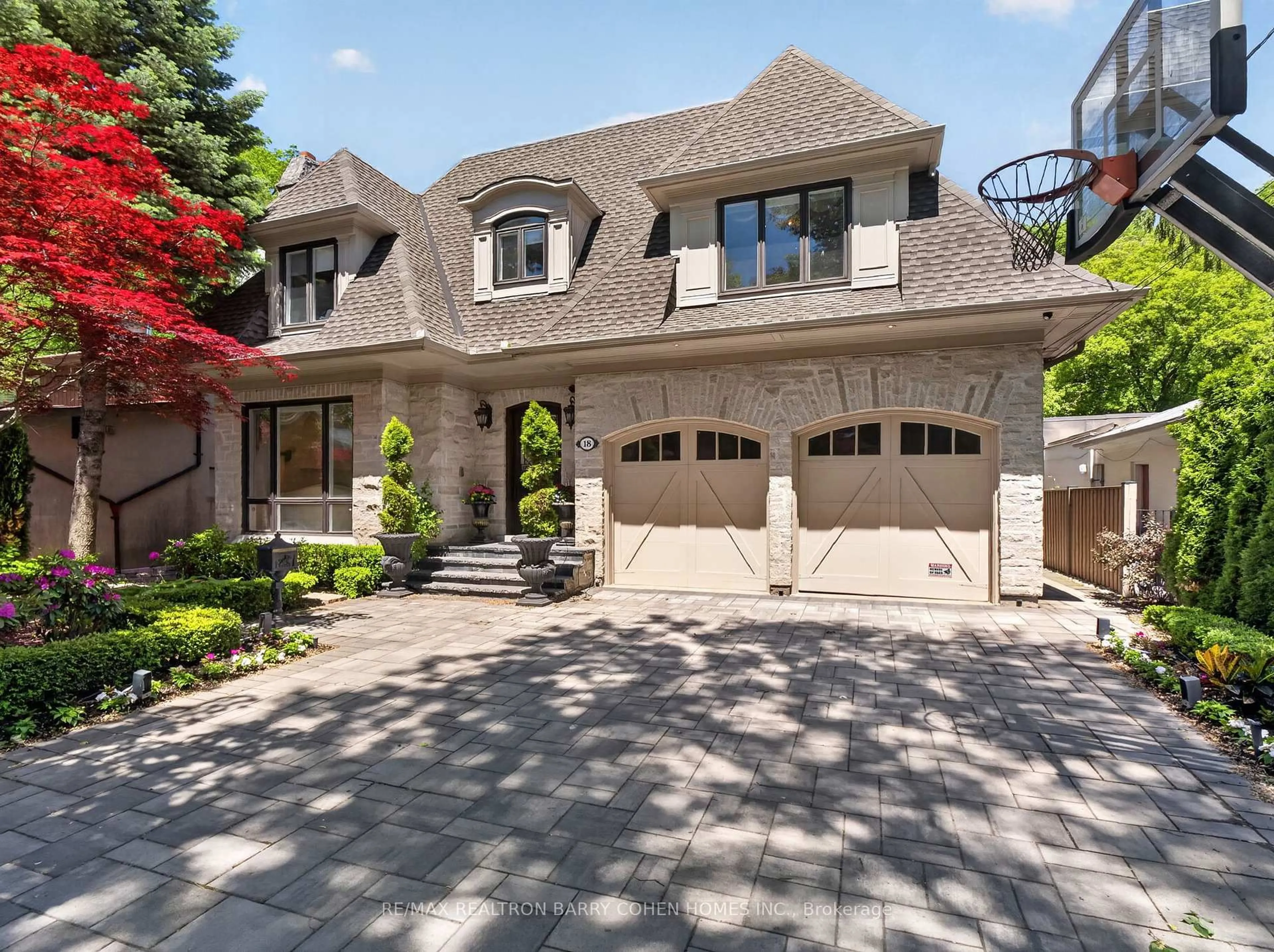 Home with brick exterior material, street for 18 Brookfield Rd, Toronto Ontario M2P 1A9
