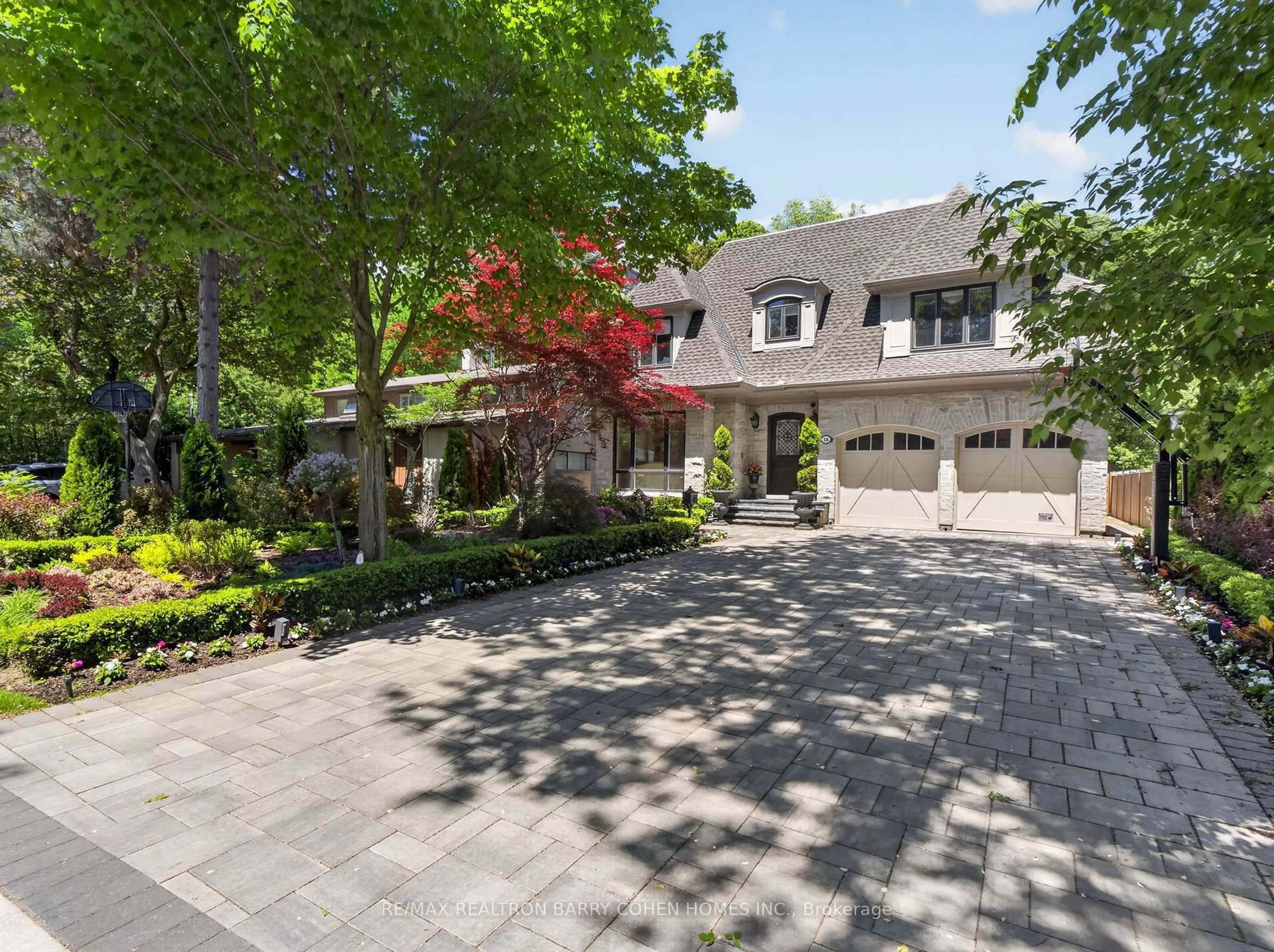 Home with brick exterior material, street for 18 Brookfield Rd, Toronto Ontario M2P 1A9