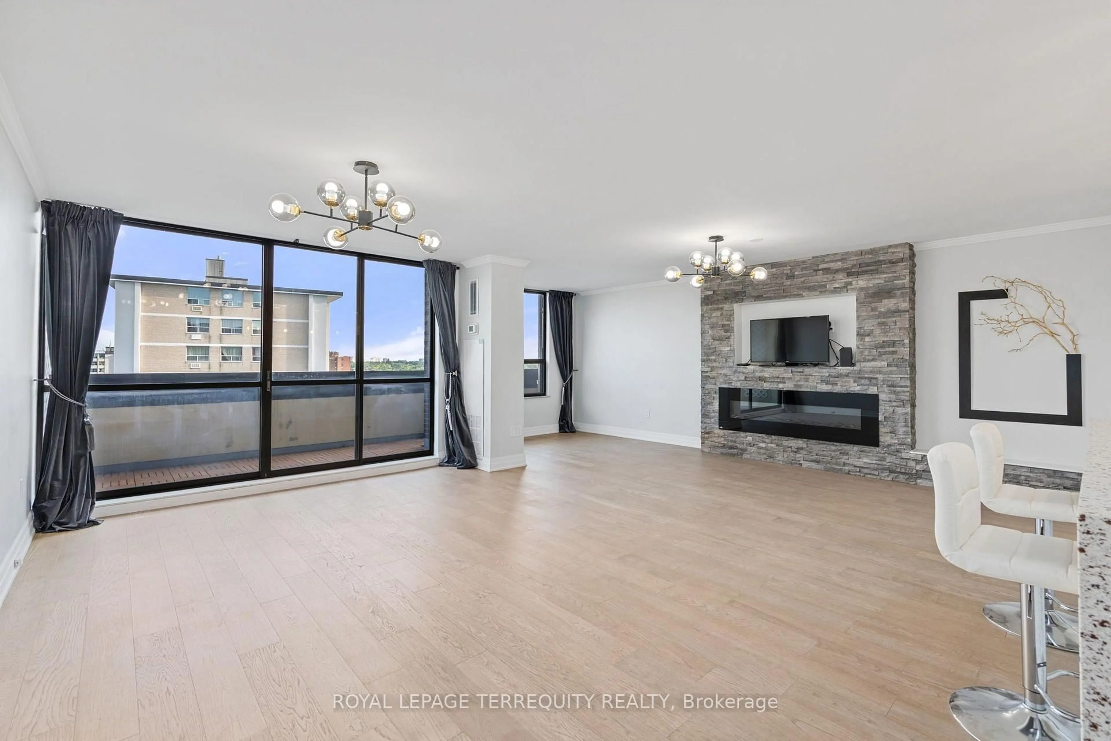 Living room with furniture, unknown for 100 Canyon Ave #1203, Toronto Ontario M3H 5T9