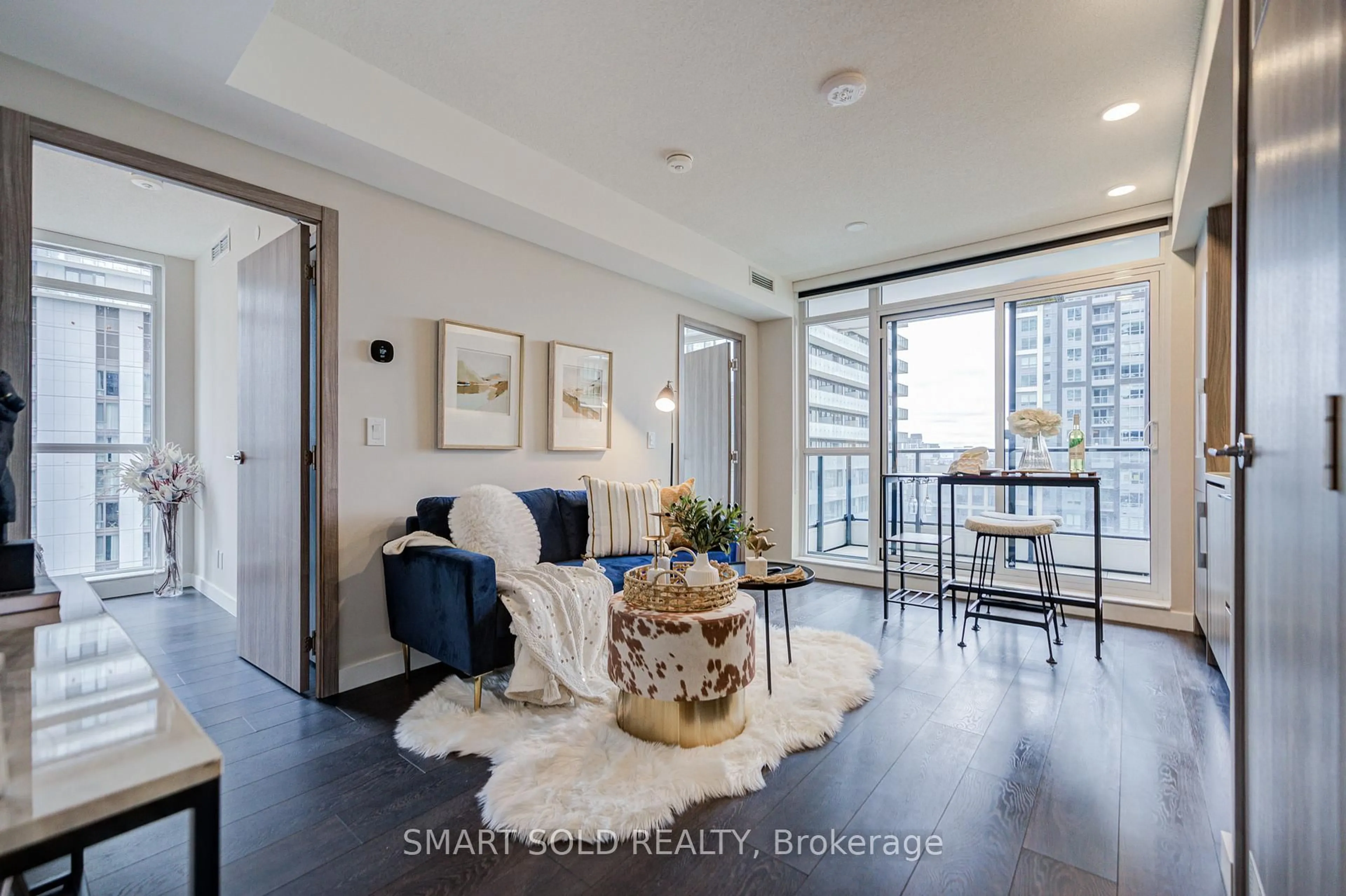 Living room with furniture, unknown for 38 Widmer St #2507, Toronto Ontario M5V 0P7