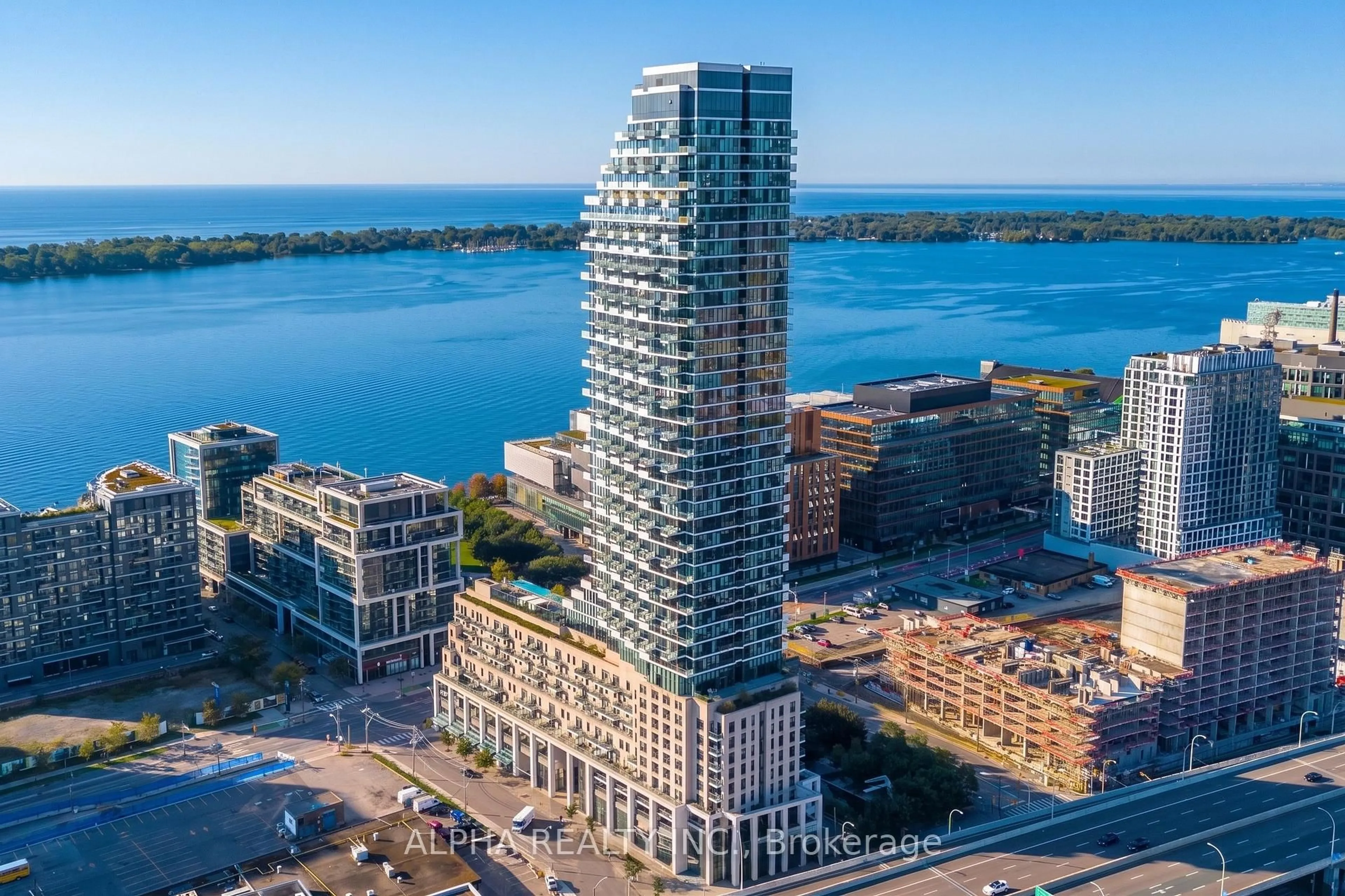 A pic from outside/outdoor area/front of a property/back of a property/a pic from drone, unknown for 12 Bonnycastle St #707, Toronto Ontario M5A 0C8