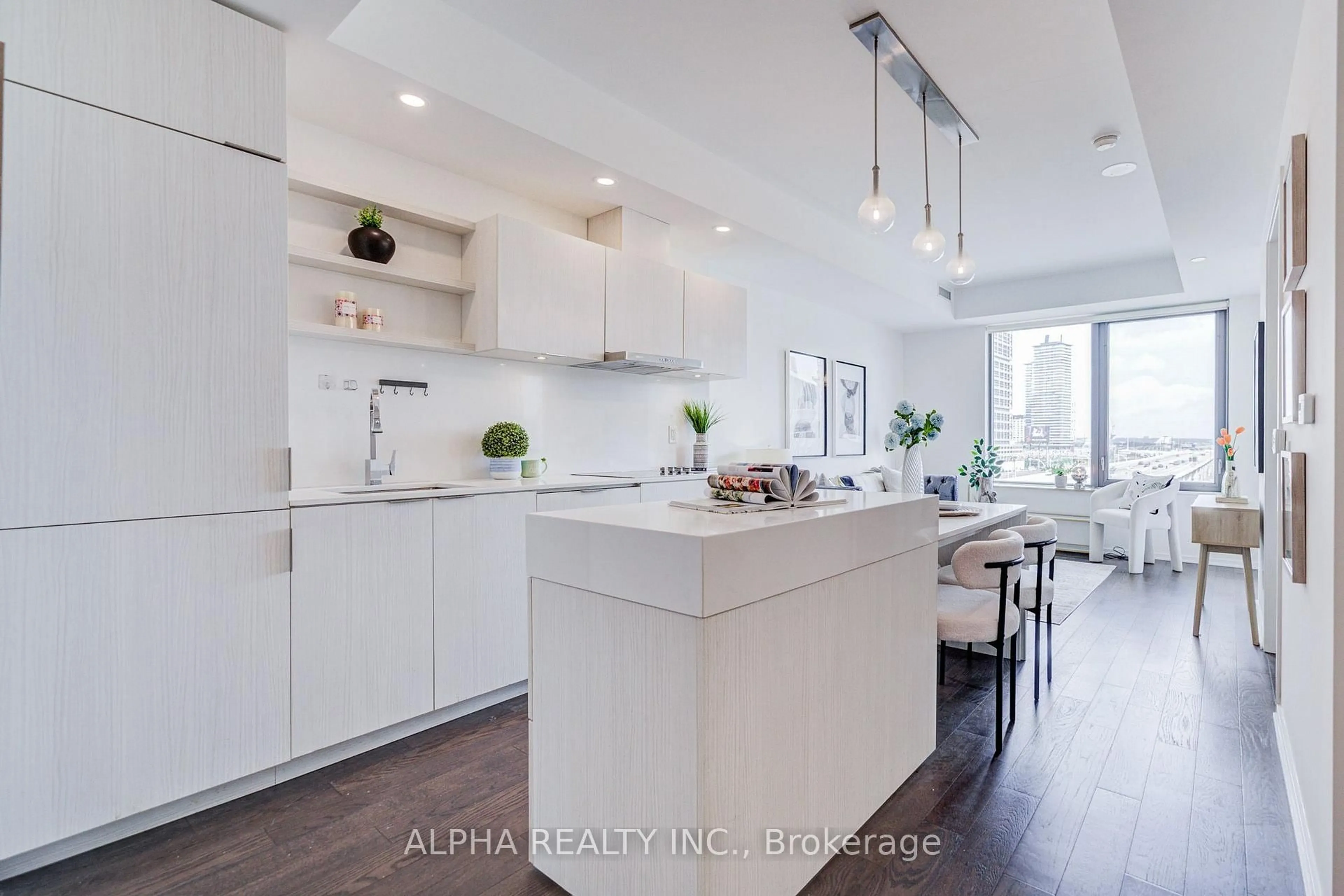 Open concept kitchen, unknown for 12 Bonnycastle St #707, Toronto Ontario M5A 0C8