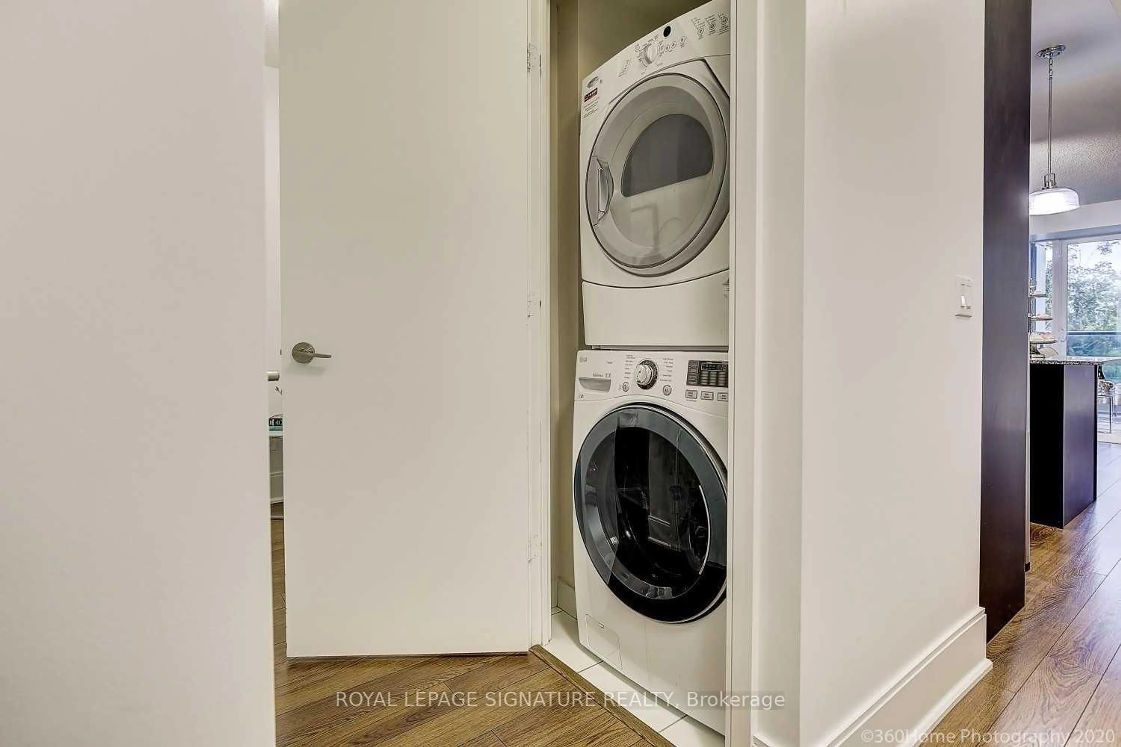 Laundry room for 181 Wynford Dr #510, Toronto Ontario M3C 0C6
