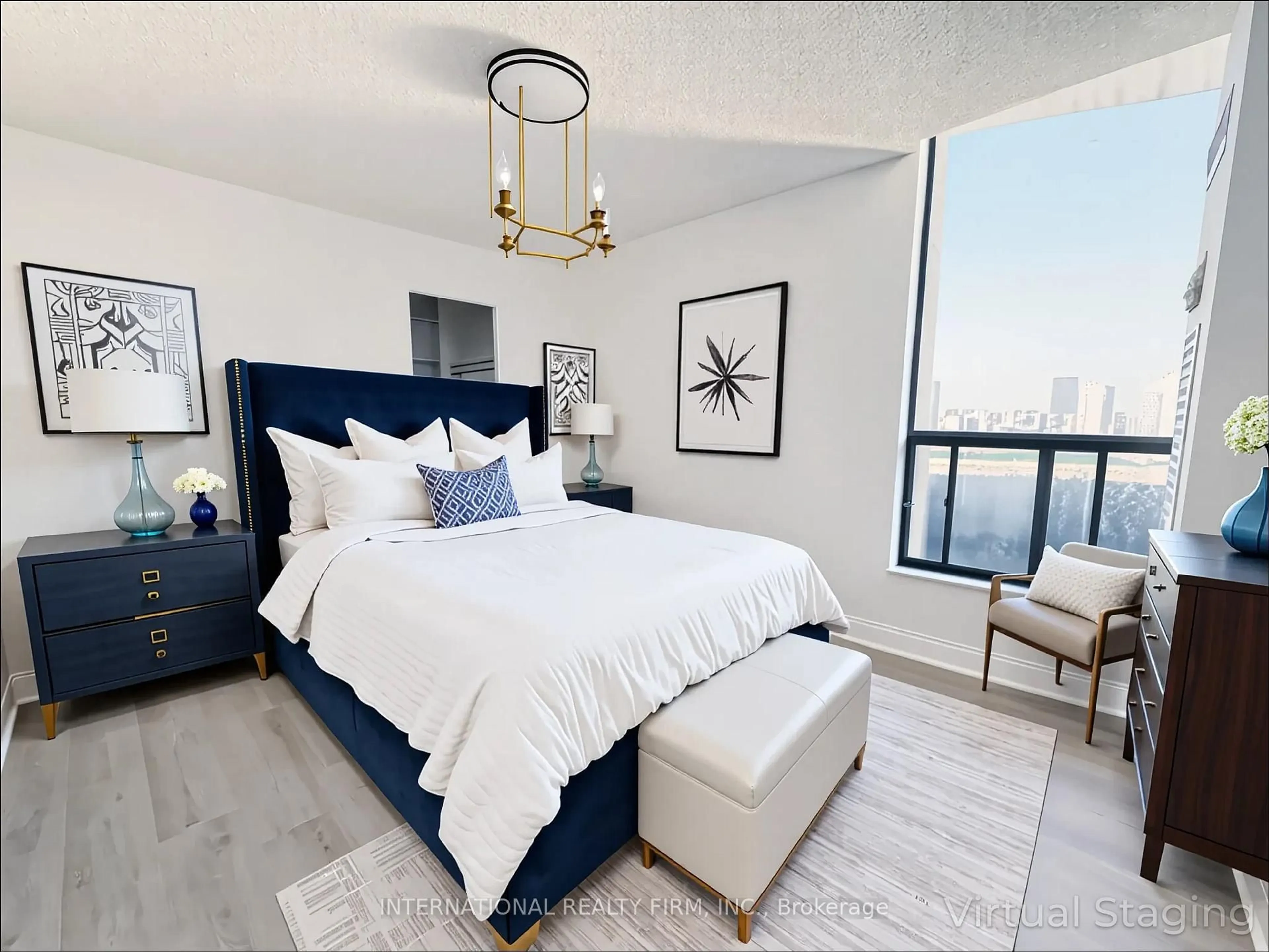 Bedroom with bed, unknown for 75 Graydon Hall Dr #PH03, Toronto Ontario M3A 3M5