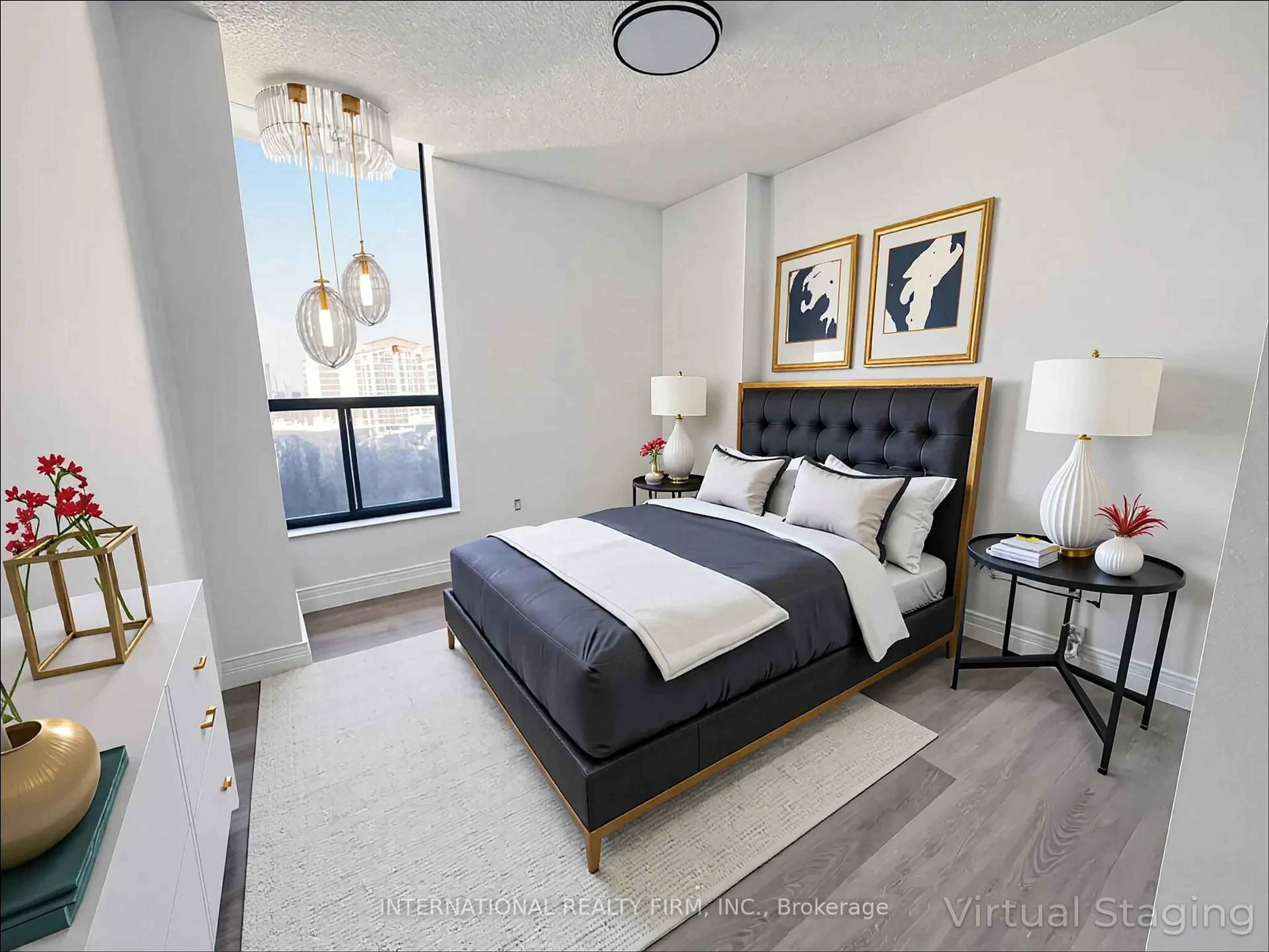 Bedroom with bed, unknown for 75 Graydon Hall Dr #PH03, Toronto Ontario M3A 3M5