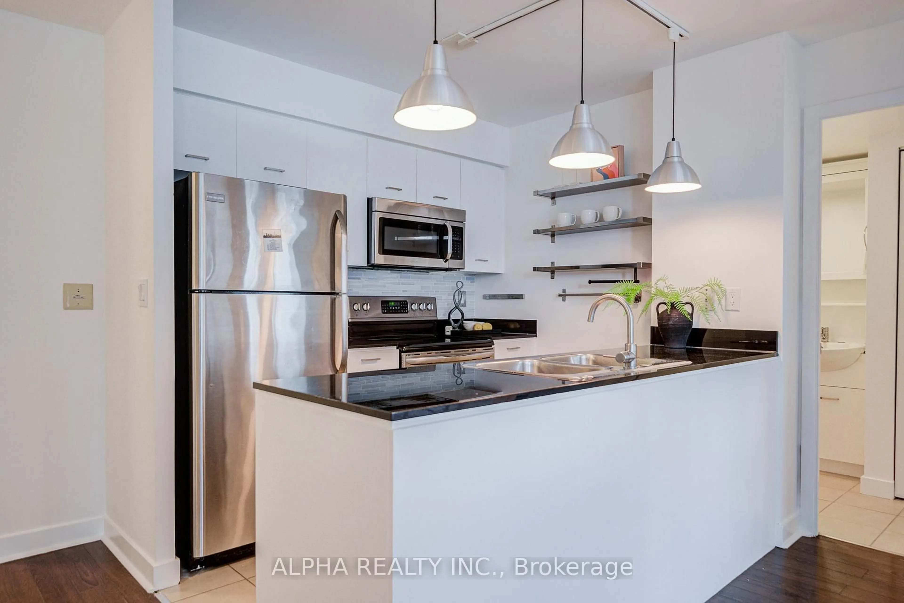 Open concept kitchen, unknown for 381 Front St #1507, Toronto Ontario M5V 3R8
