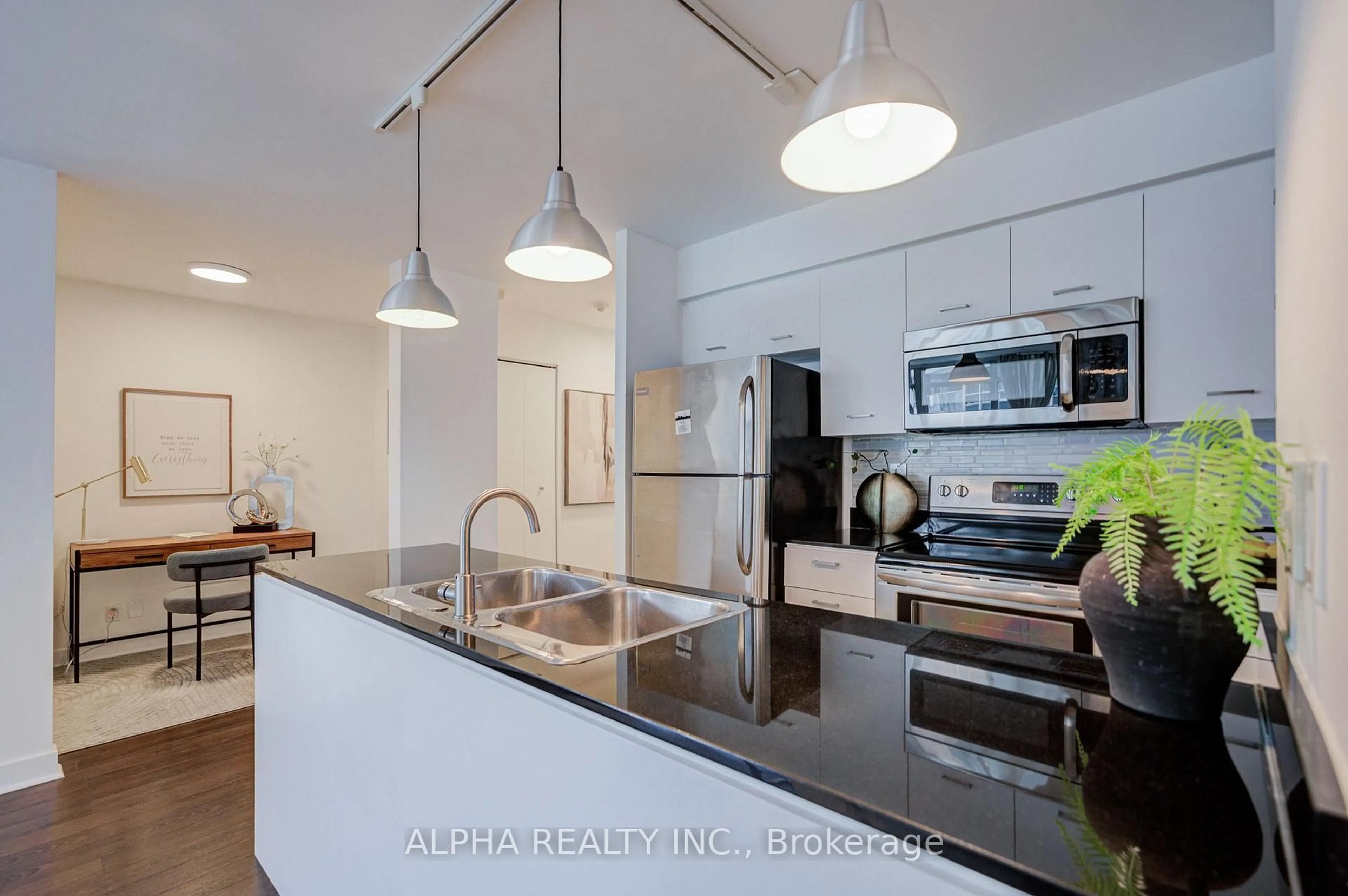 Open concept kitchen, unknown for 381 Front St #1507, Toronto Ontario M5V 3R8