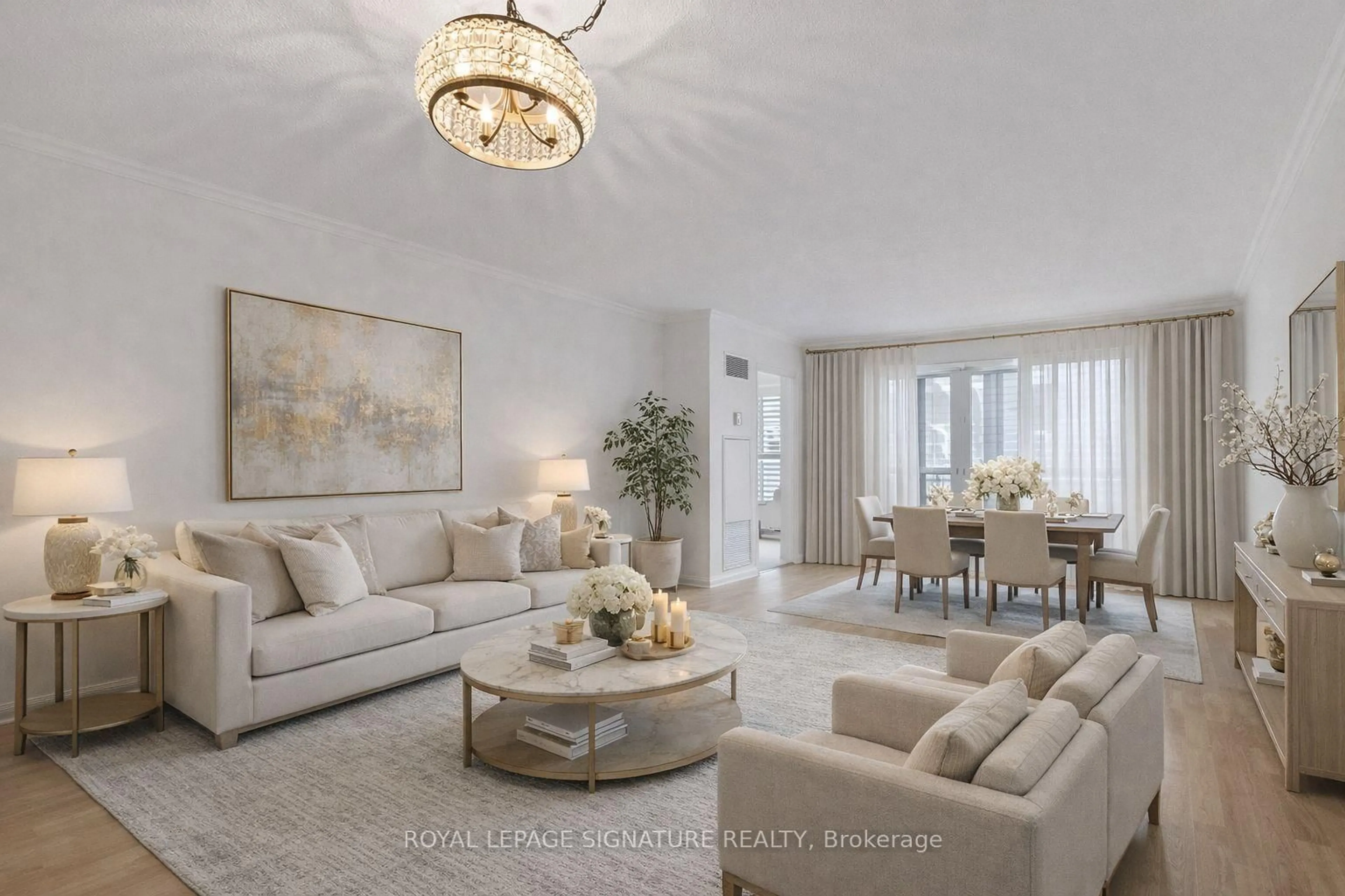 Living room with furniture, unknown for 18 Hollywood Ave #206, Toronto Ontario M2N 6P5