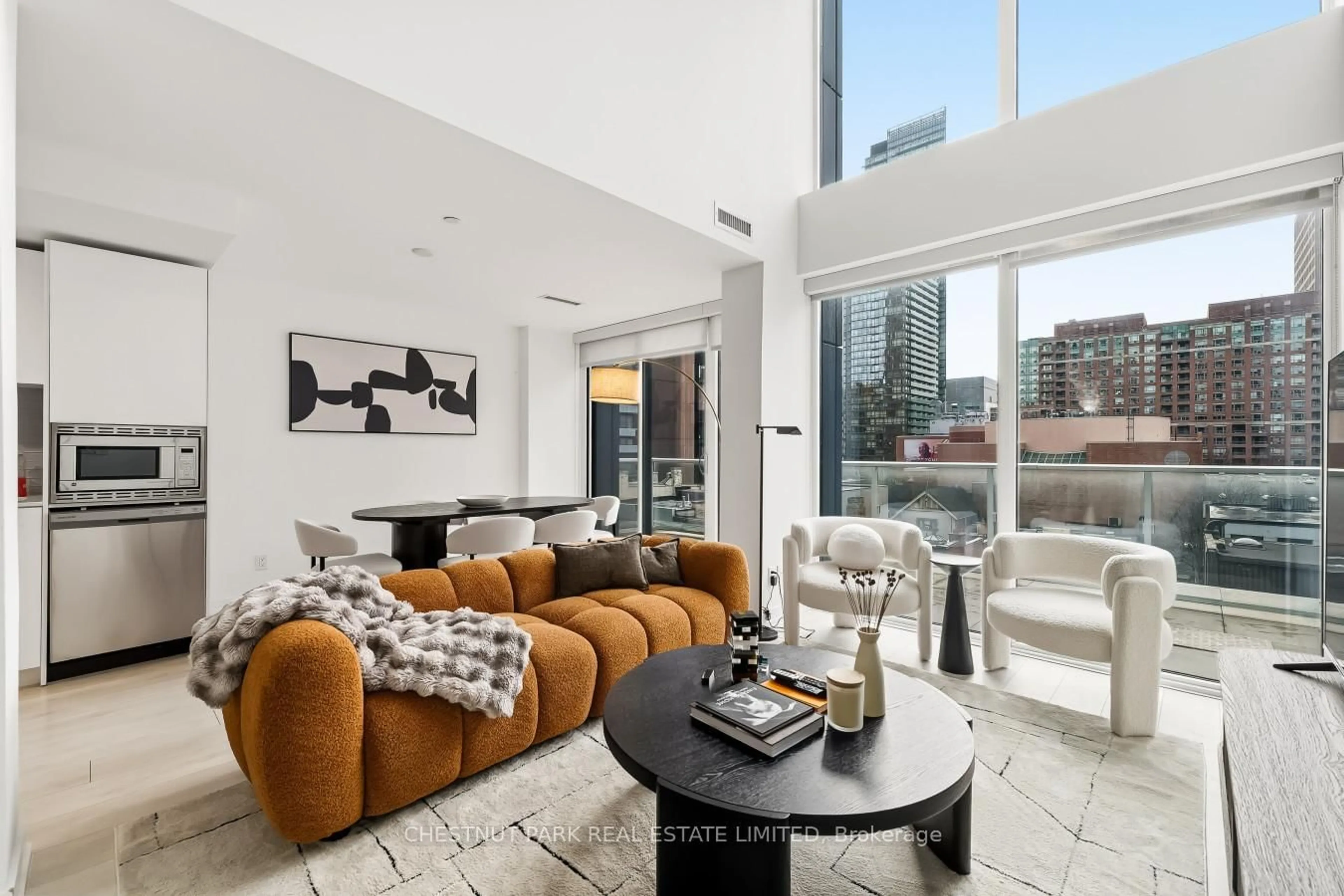 Living room with furniture, unknown for 18 Maitland Terr #405, Toronto Ontario M4Y 0H2
