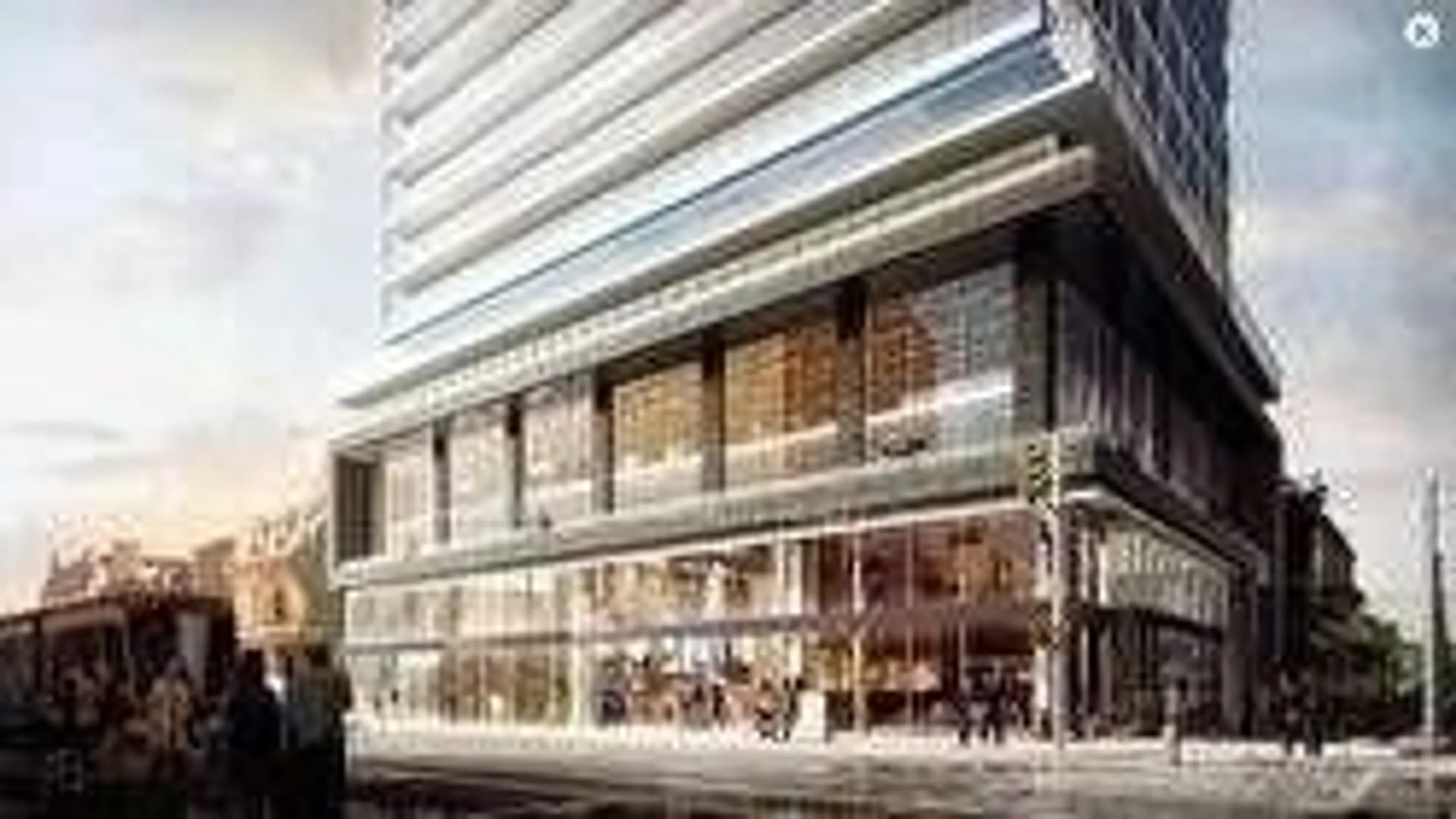 Indoor foyer for 181 Dundas St #2703, Toronto Ontario M5A 0N5
