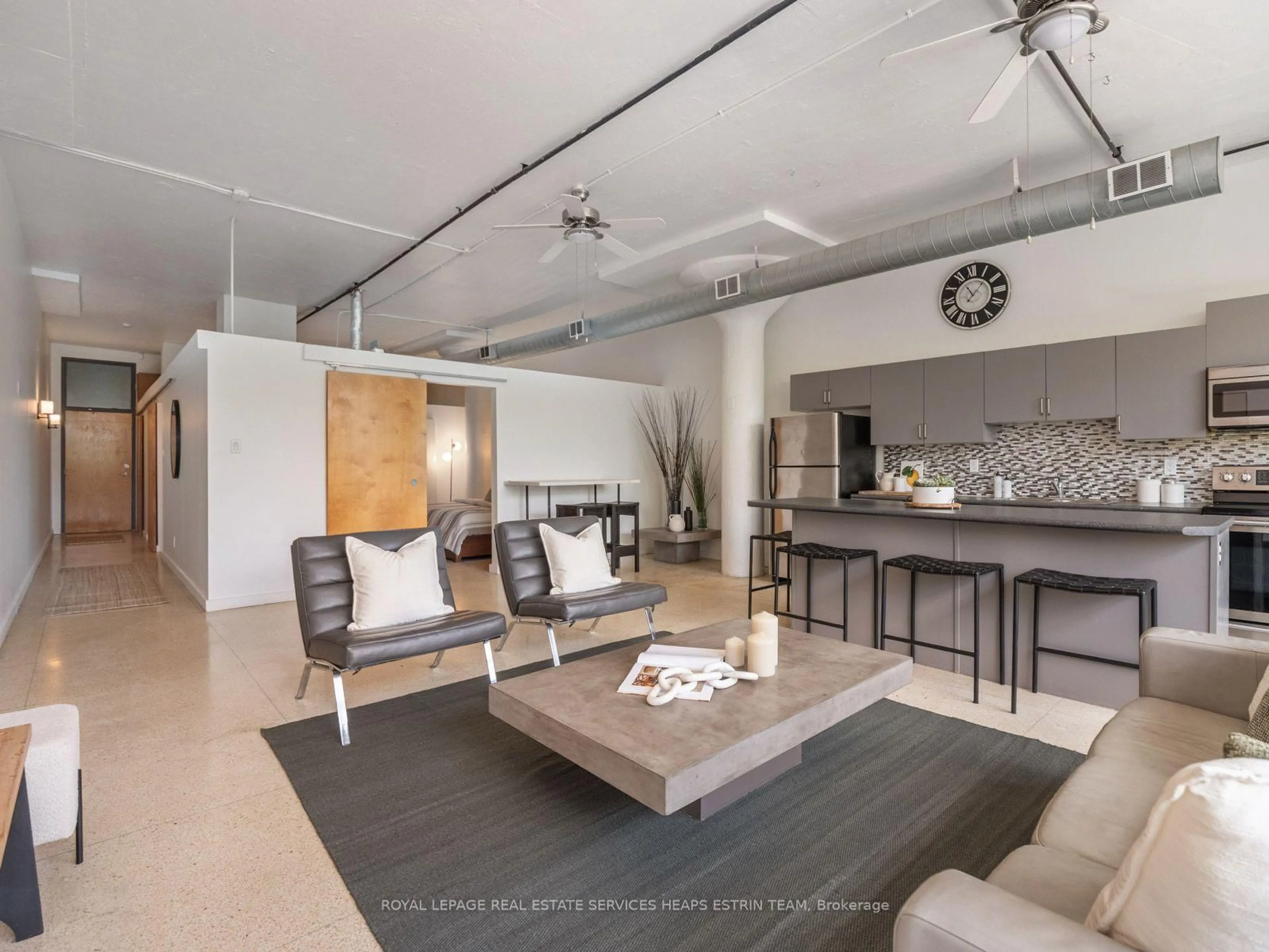 Living room with furniture, unknown for 365 Dundas St #207, Toronto Ontario M5A 4R9