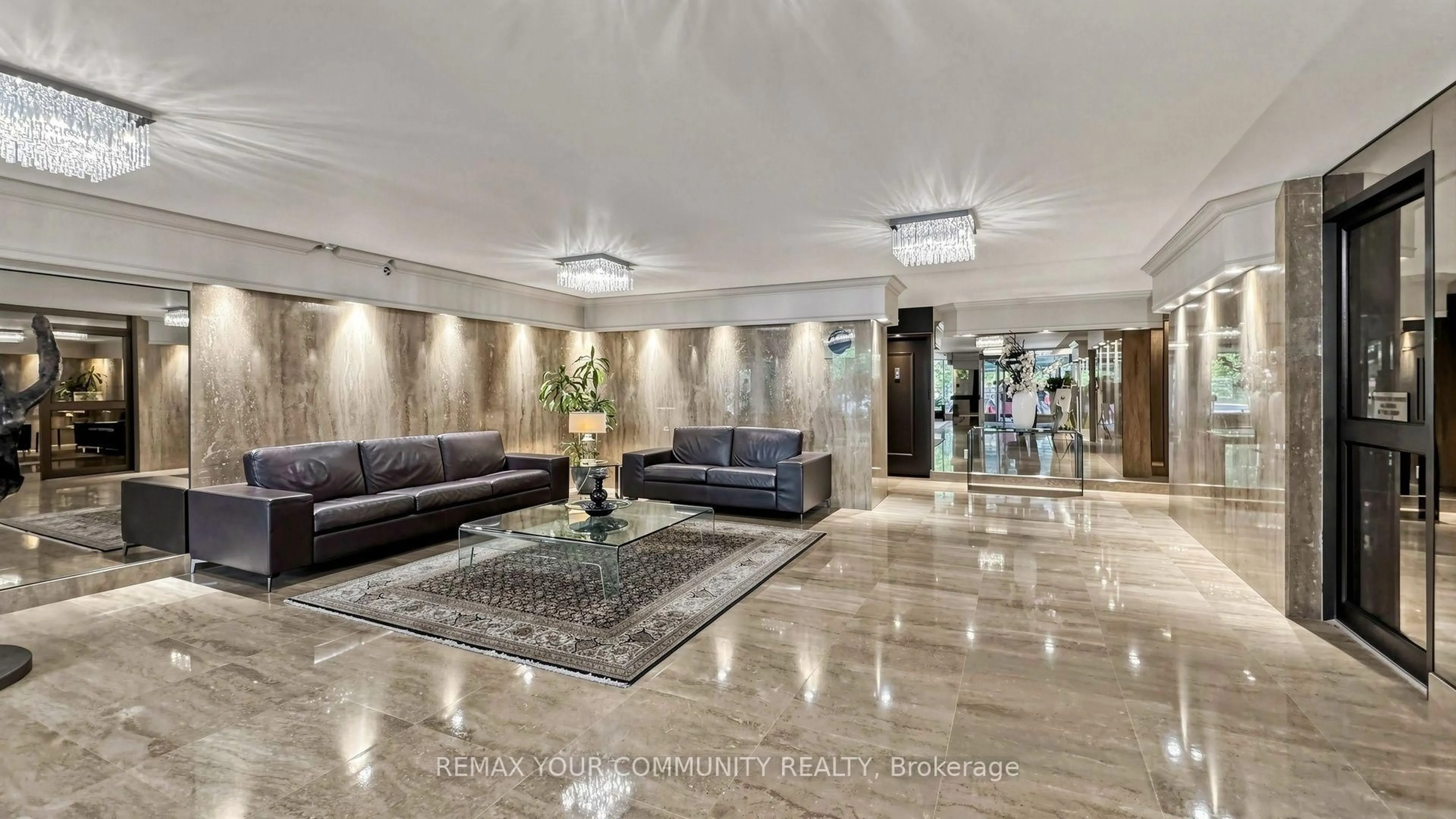 Lobby for 55 Skymark Dr #2704, Toronto Ontario M2H 3N4