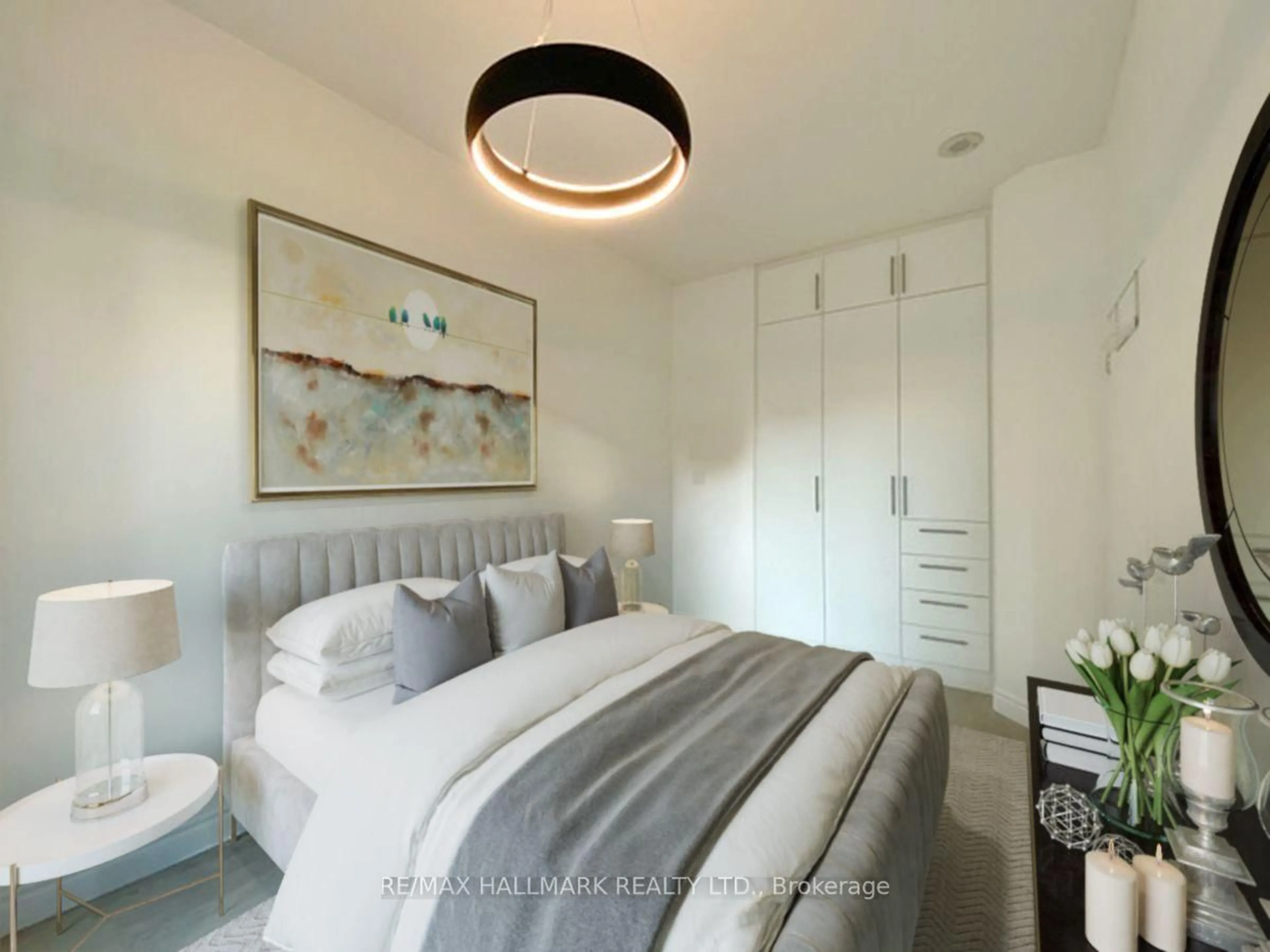 Bedroom with bed, unknown for 361 Front St #107, Toronto Ontario M5V 3R5