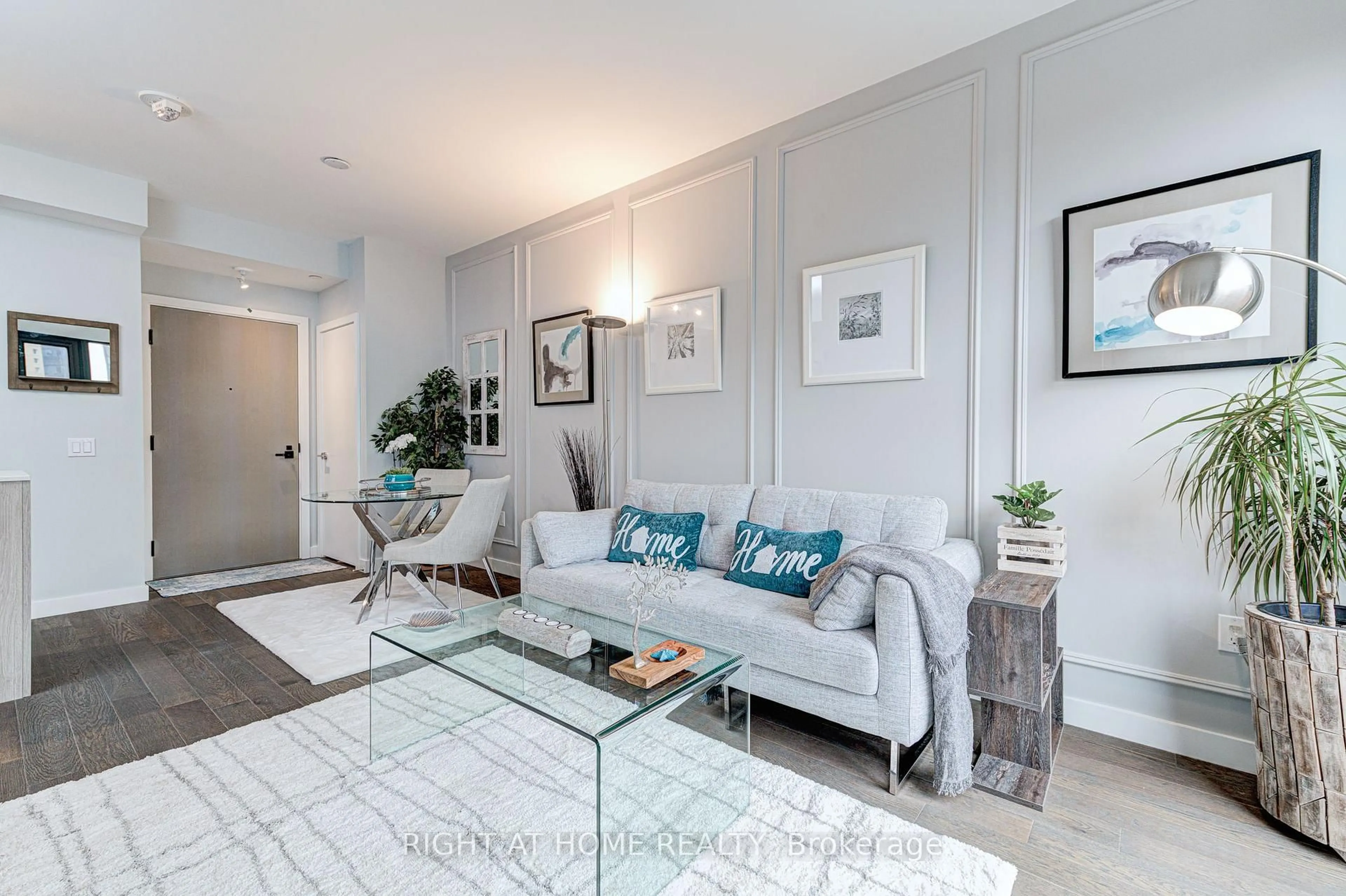 Living room with furniture, unknown for 2A Church St #411, Toronto Ontario M5E 1Z4