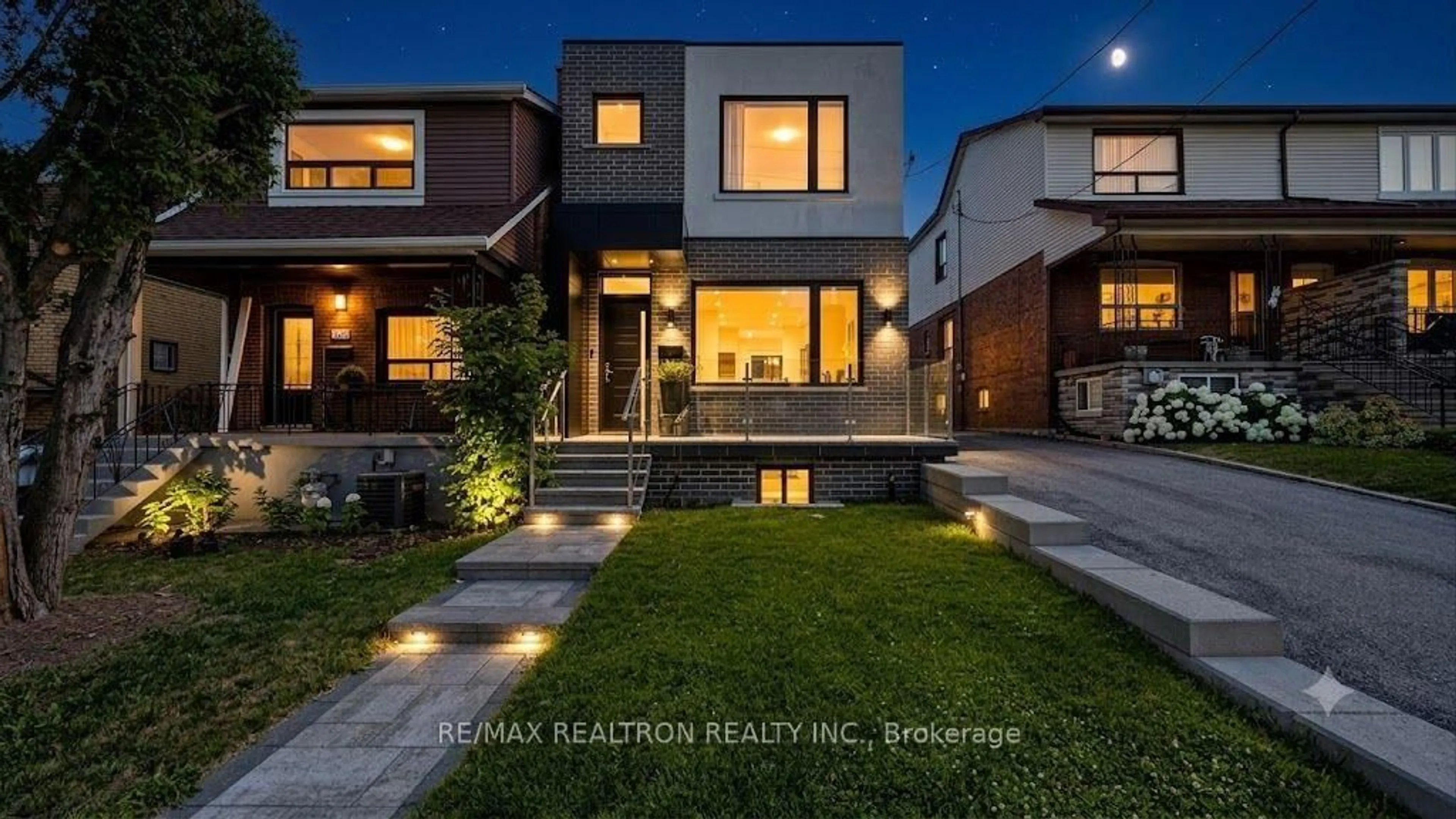 Home with brick exterior material, street for 443 Northcliffe Blvd, Toronto Ontario M6E 3L3