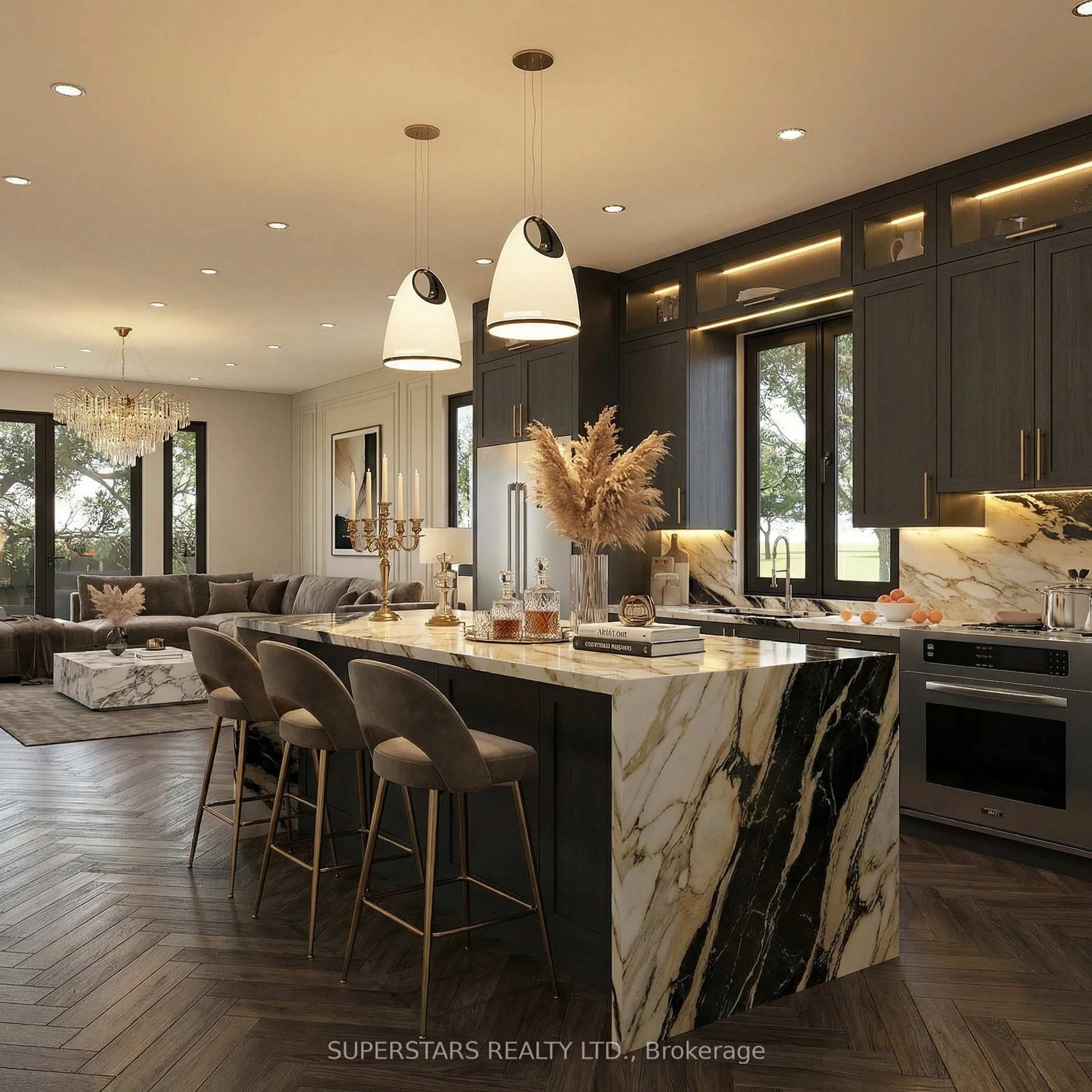 Contemporary kitchen, ceramic/tile floor for 197 Goulding Ave #Penthouse, Toronto Ontario M2R 2P3