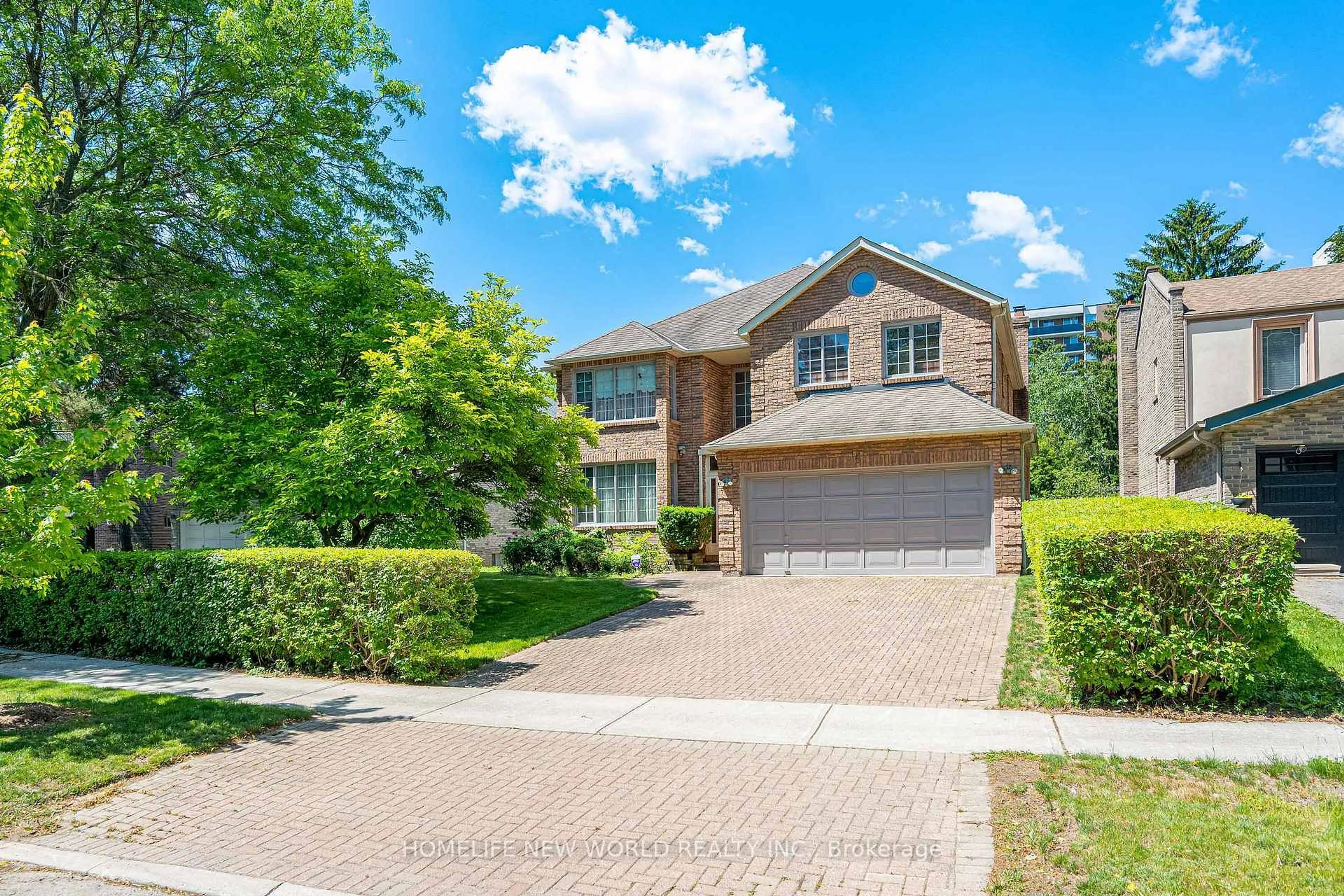 Home with brick exterior material, street for 4 Tarbert Rd, Toronto Ontario M2M 2Y2